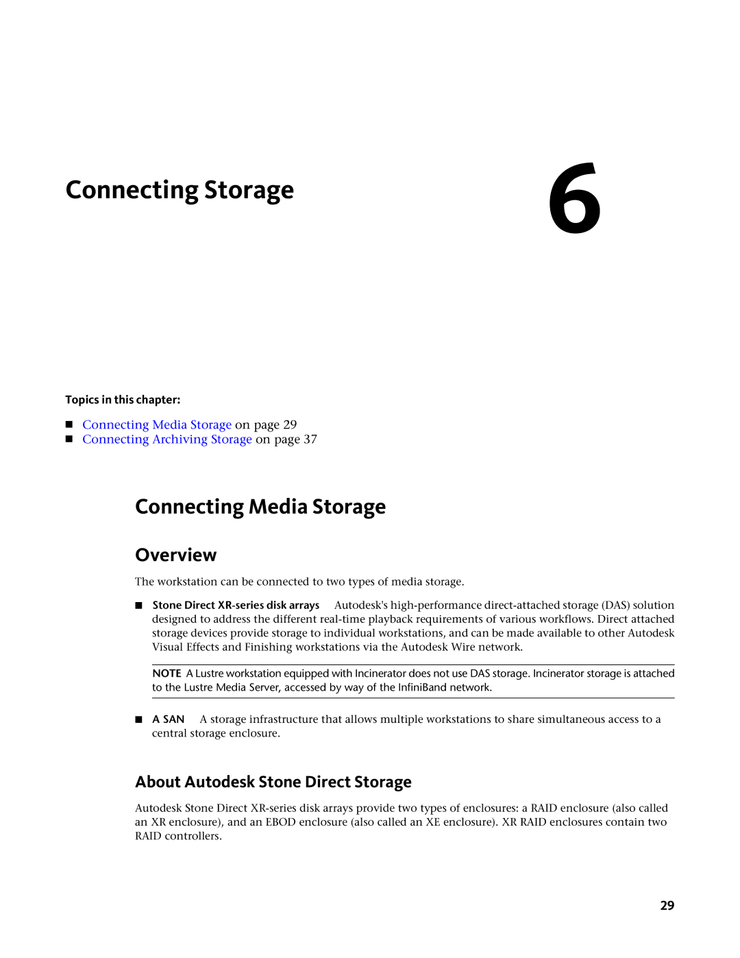 HP Z800 manual Connecting Storage, Connecting Media Storage, Overview 