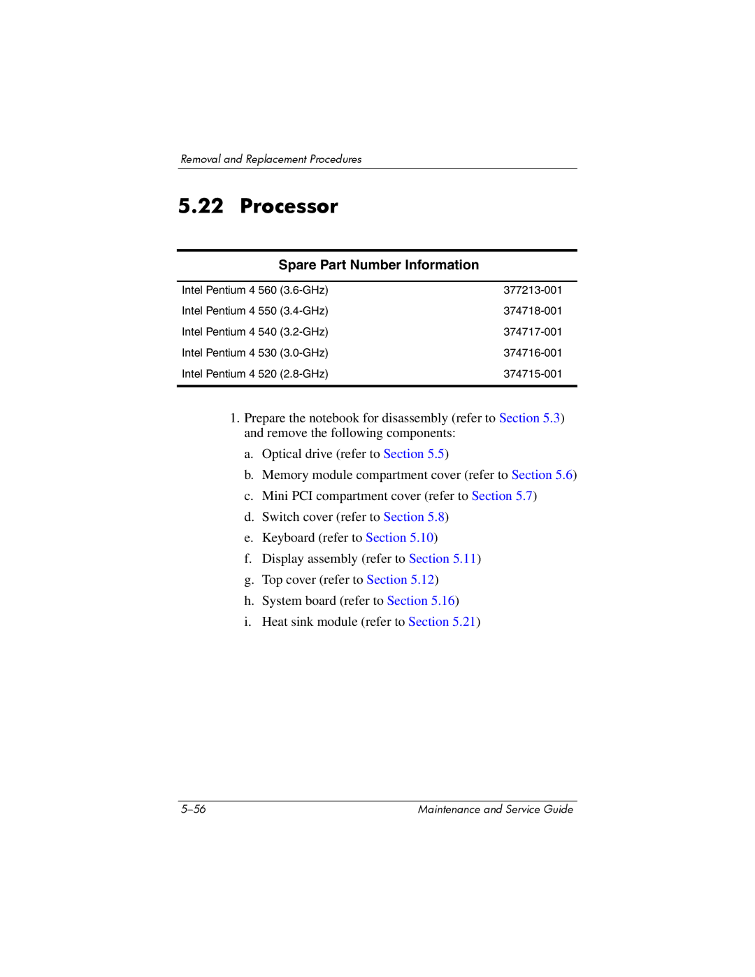 HP ZD8000 manual Processor 