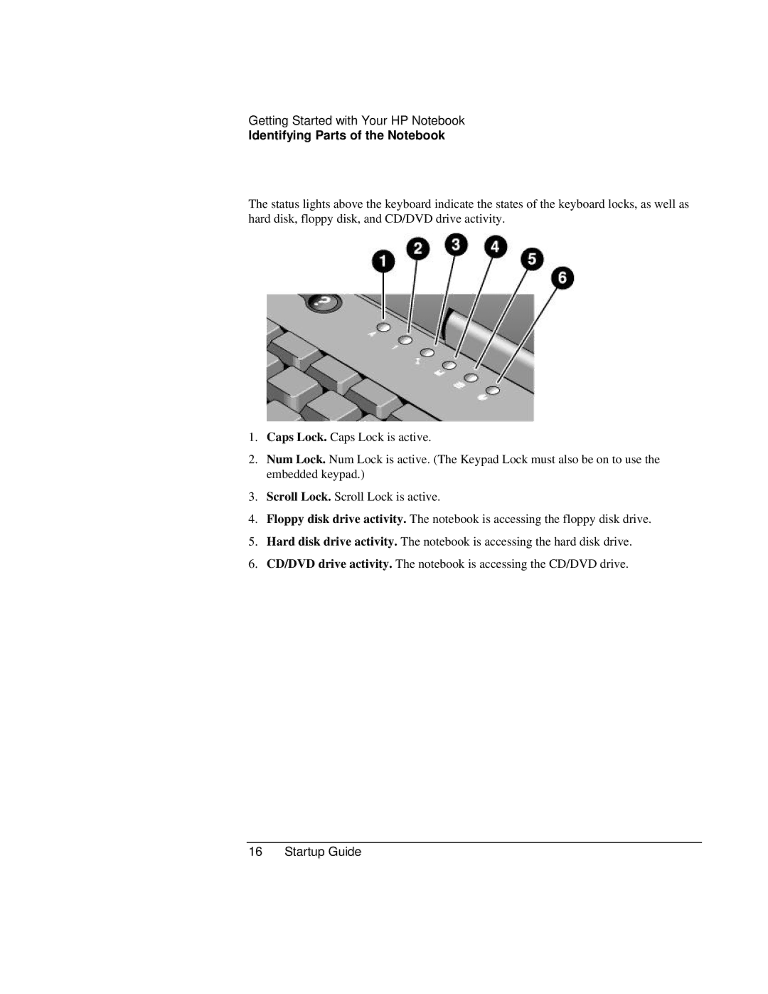 HP ZE1000 manual Identifying Parts of the Notebook 