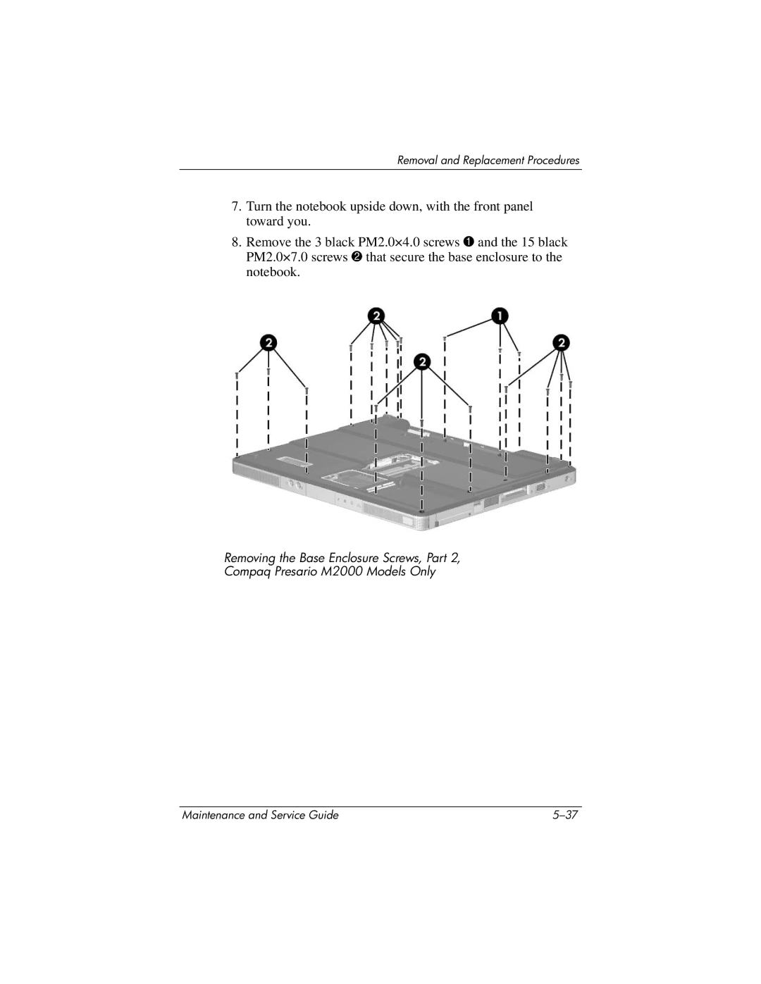 HP ze2000 manual Removal and Replacement Procedures 