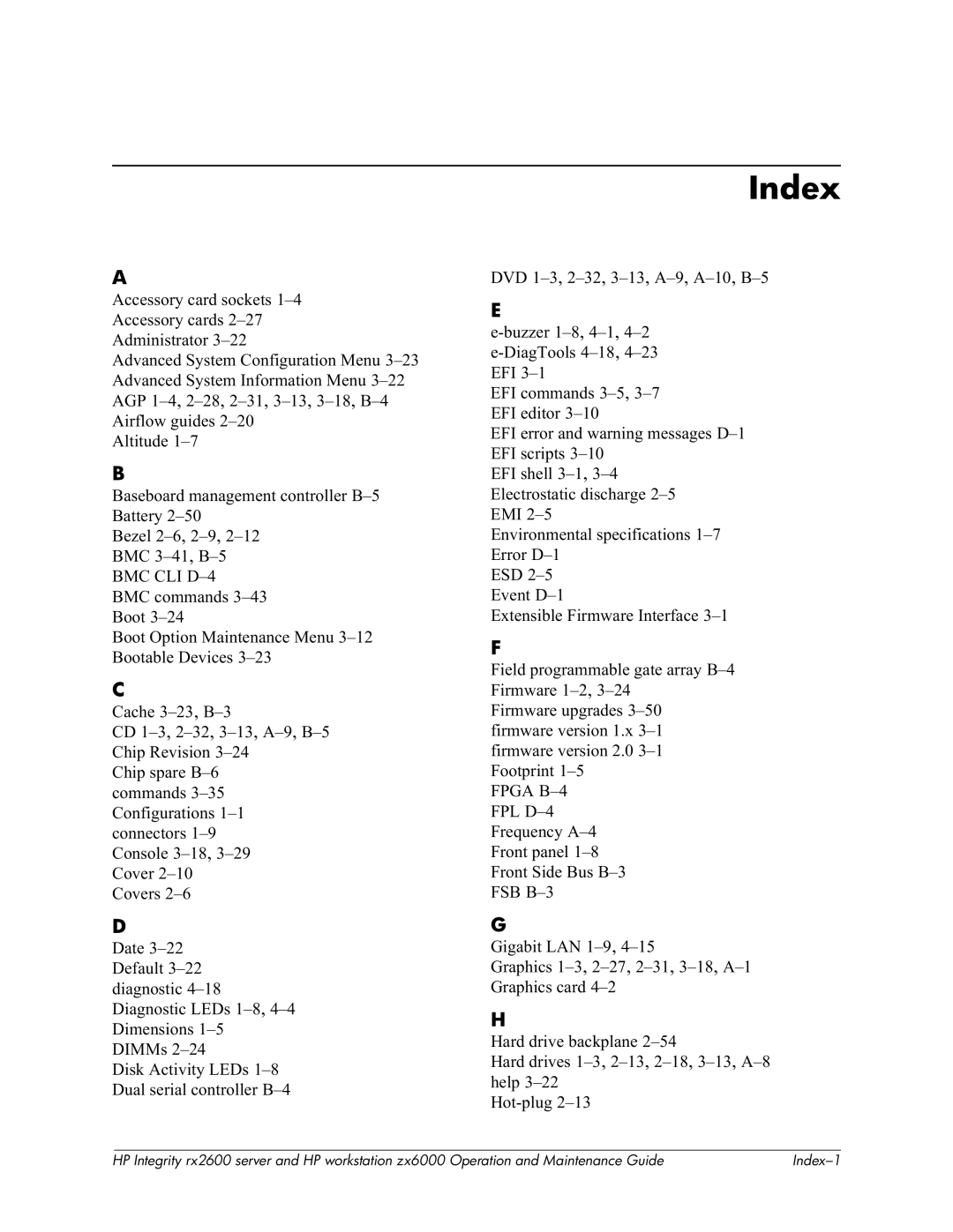 HP zx6000 manual EF=A9 #G9E ##$+G, 99.A.9E FF9?G9G, 959, $.,9AG9 B999?.9 999?9.?, E8%%9 