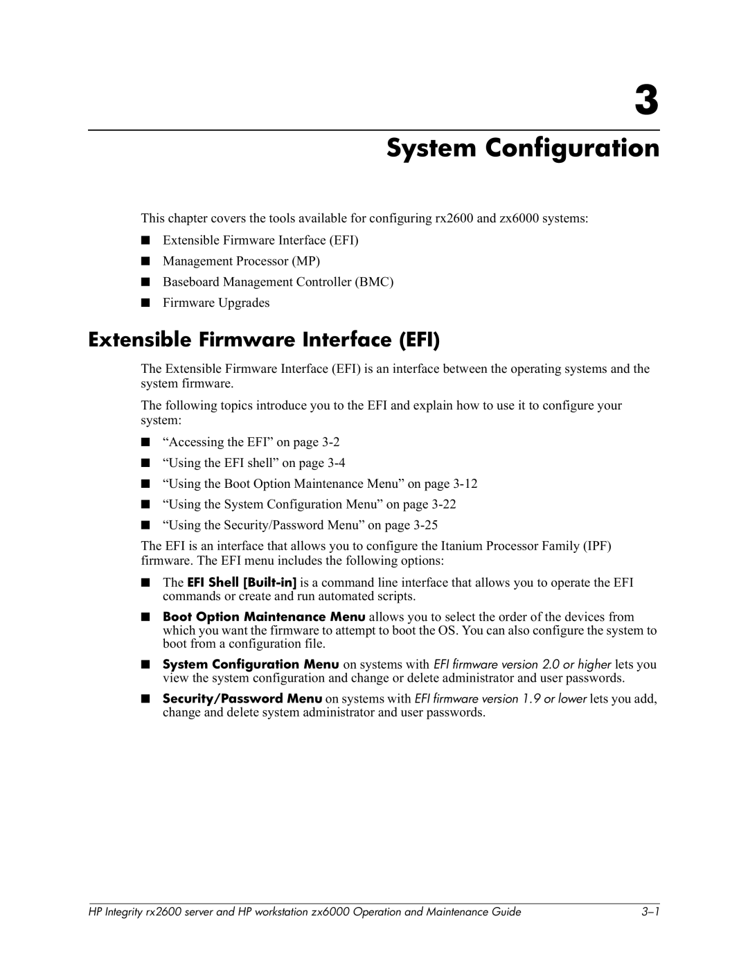 HP zx6000 manual Extensible Firmware Interface EFI, 75+C7+D % D #CE%#D, 27+3G 2E8%%39 #%3 