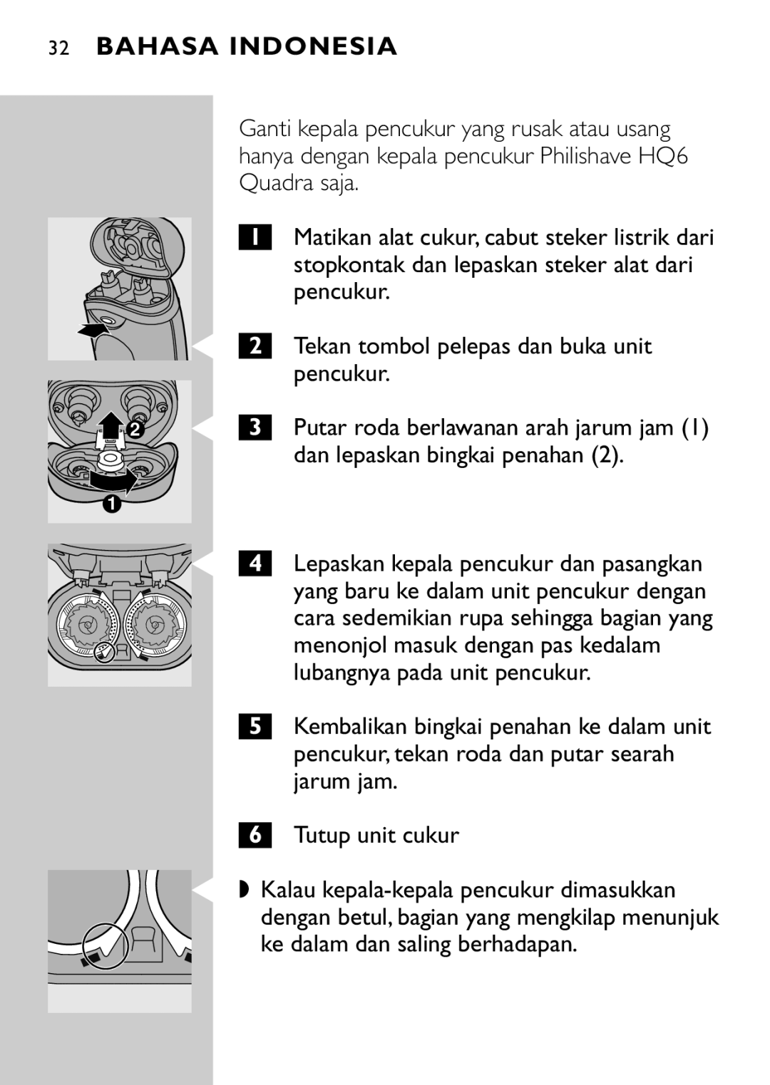 HQ 663, 662 manual Bahasa Indonesia 