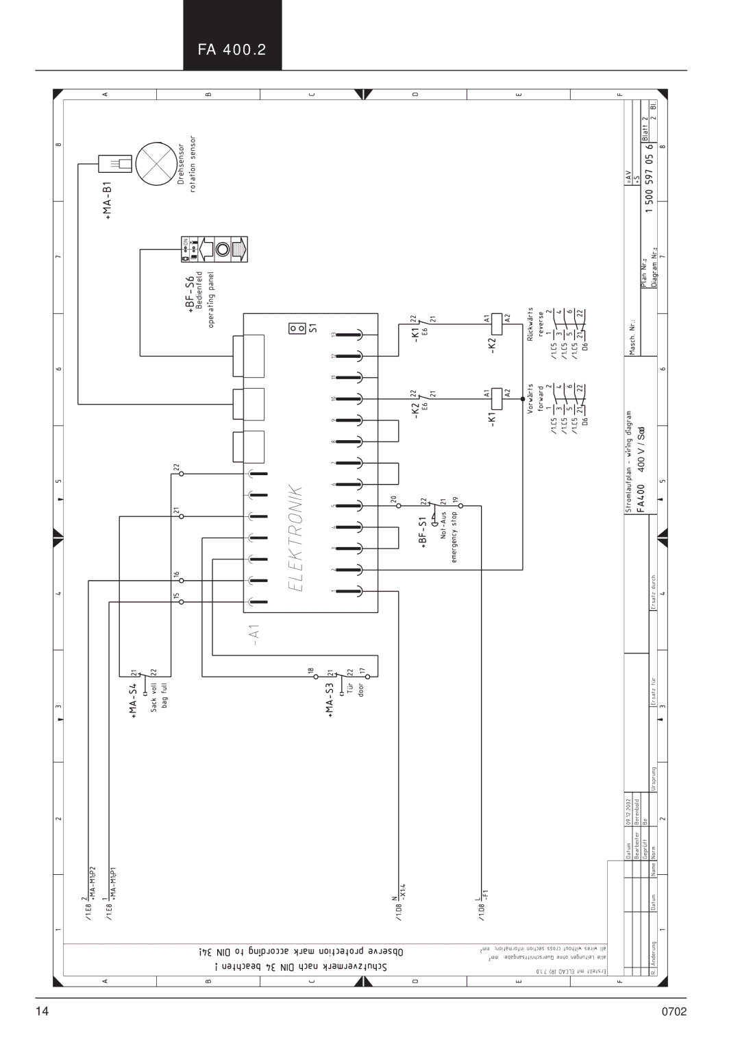 HSM HSM FA 400.2 manual 0702 