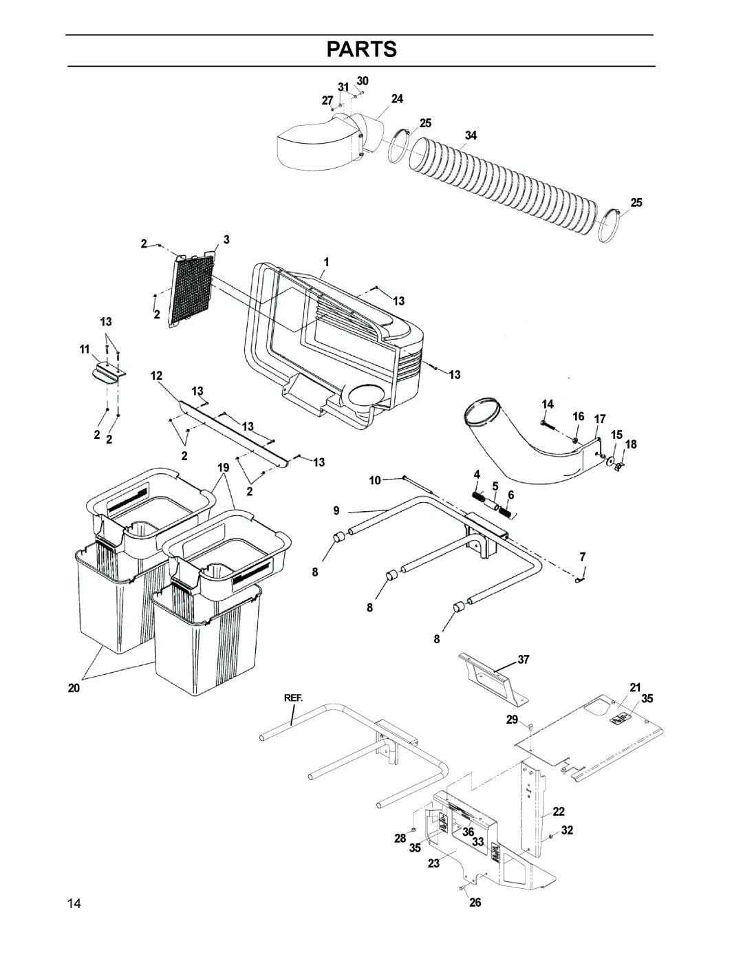 HTC 110163 / CZ38 manual Parts 