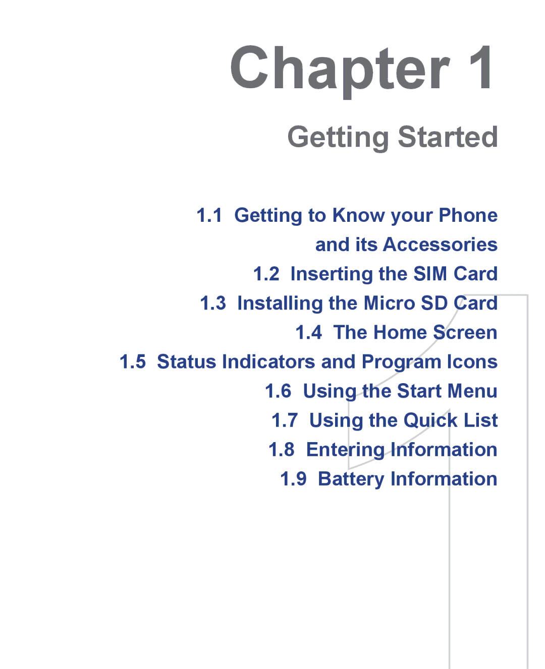 HTC 3125, 3100 user manual Chapter 