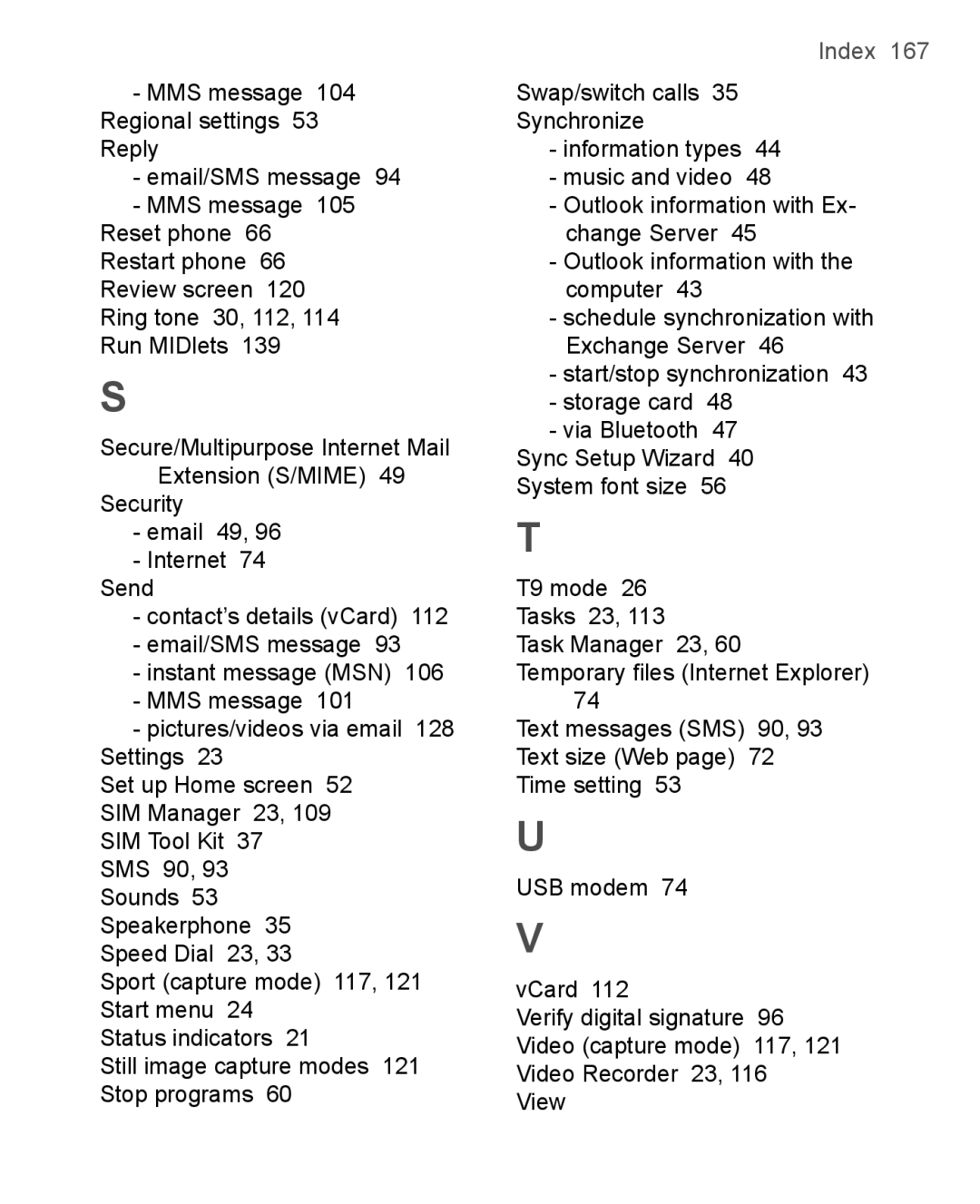 HTC 3125, 3100 user manual Video capture mode 