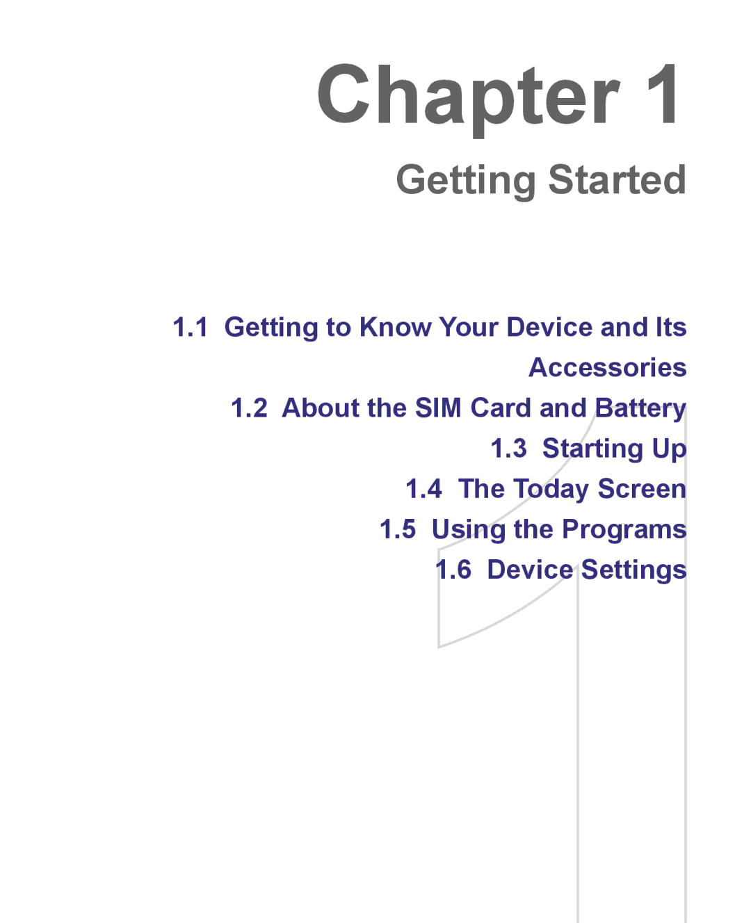 HTC 8500 user manual Chapter 