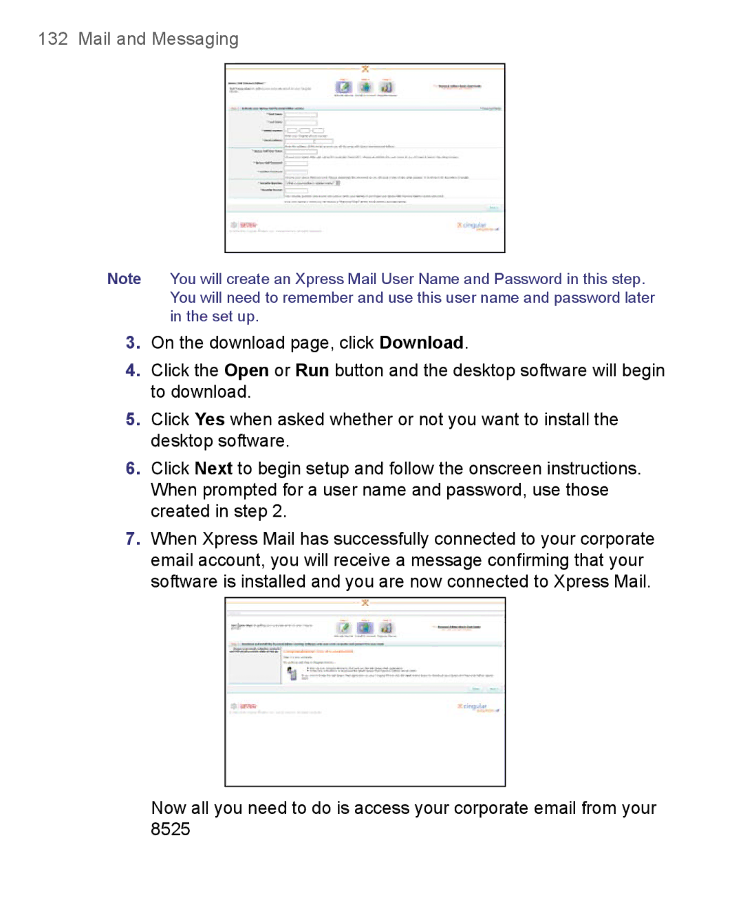 HTC 8500 user manual Mail and Messaging 