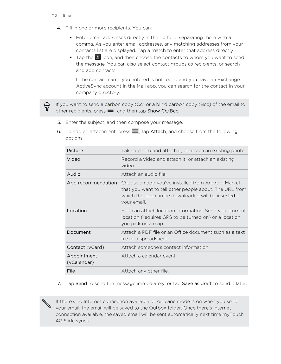 HTC 99HLR00100 manual 