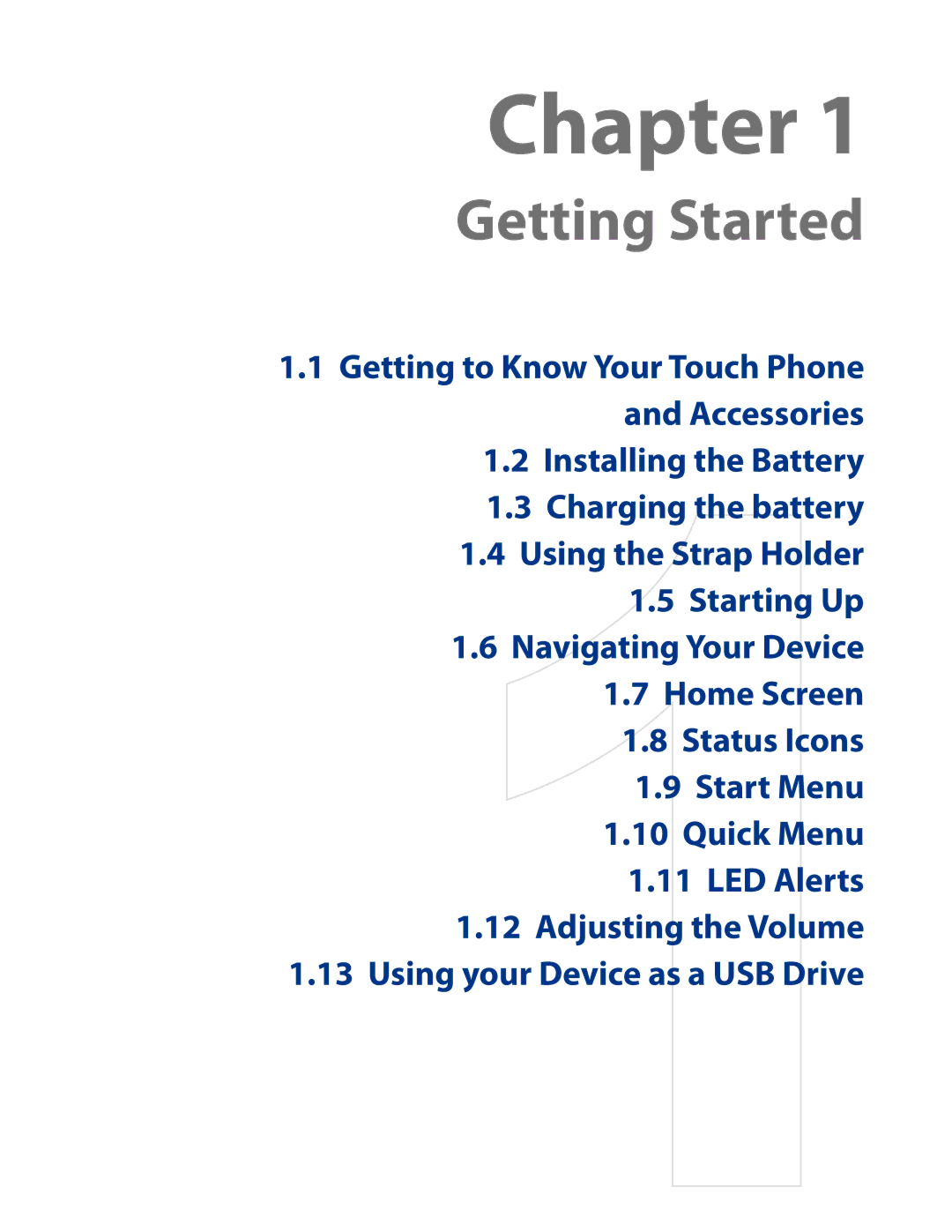 HTC AM171 manual Getting Started 