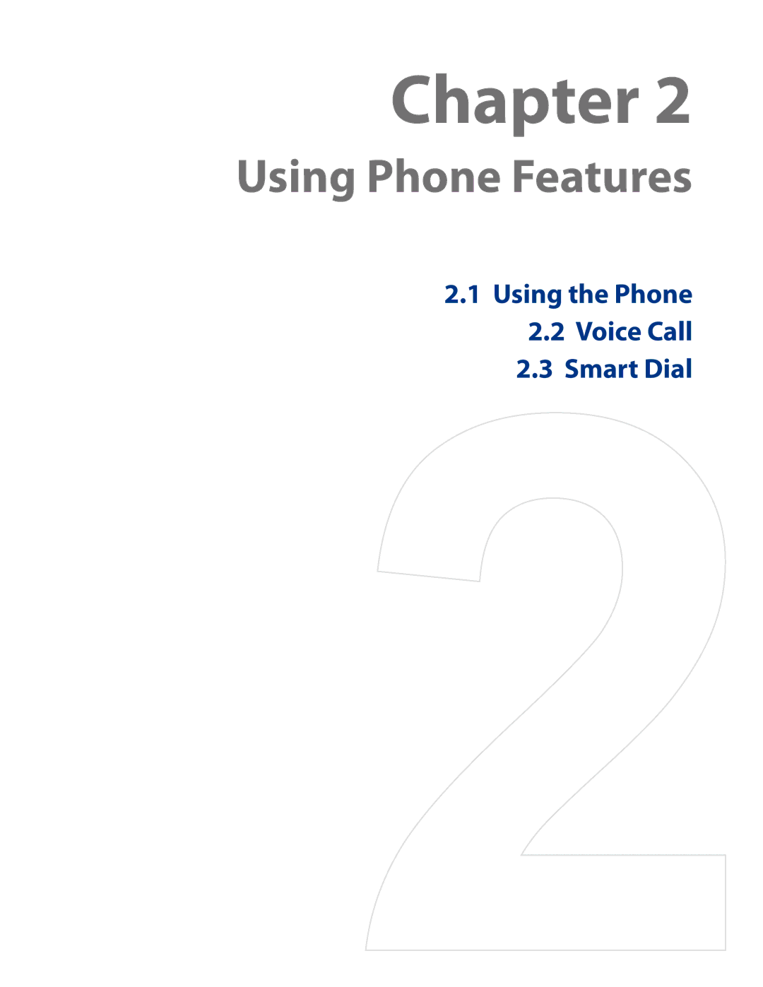 HTC AM171 manual Using Phone Features 