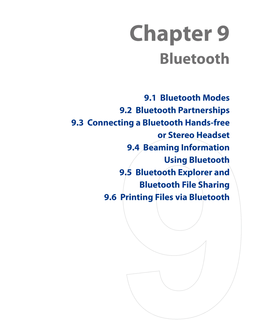 HTC AM171 manual Bluetooth 