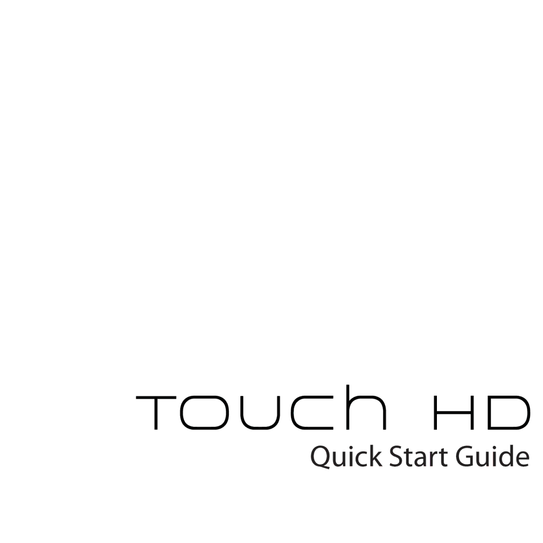 HTC BLAC100 quick start Quick Start Guide 