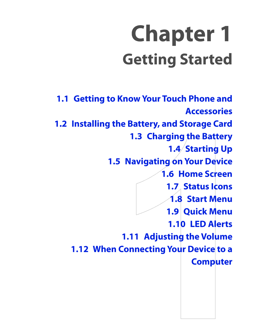 HTC DIAM400 user manual Getting Started 