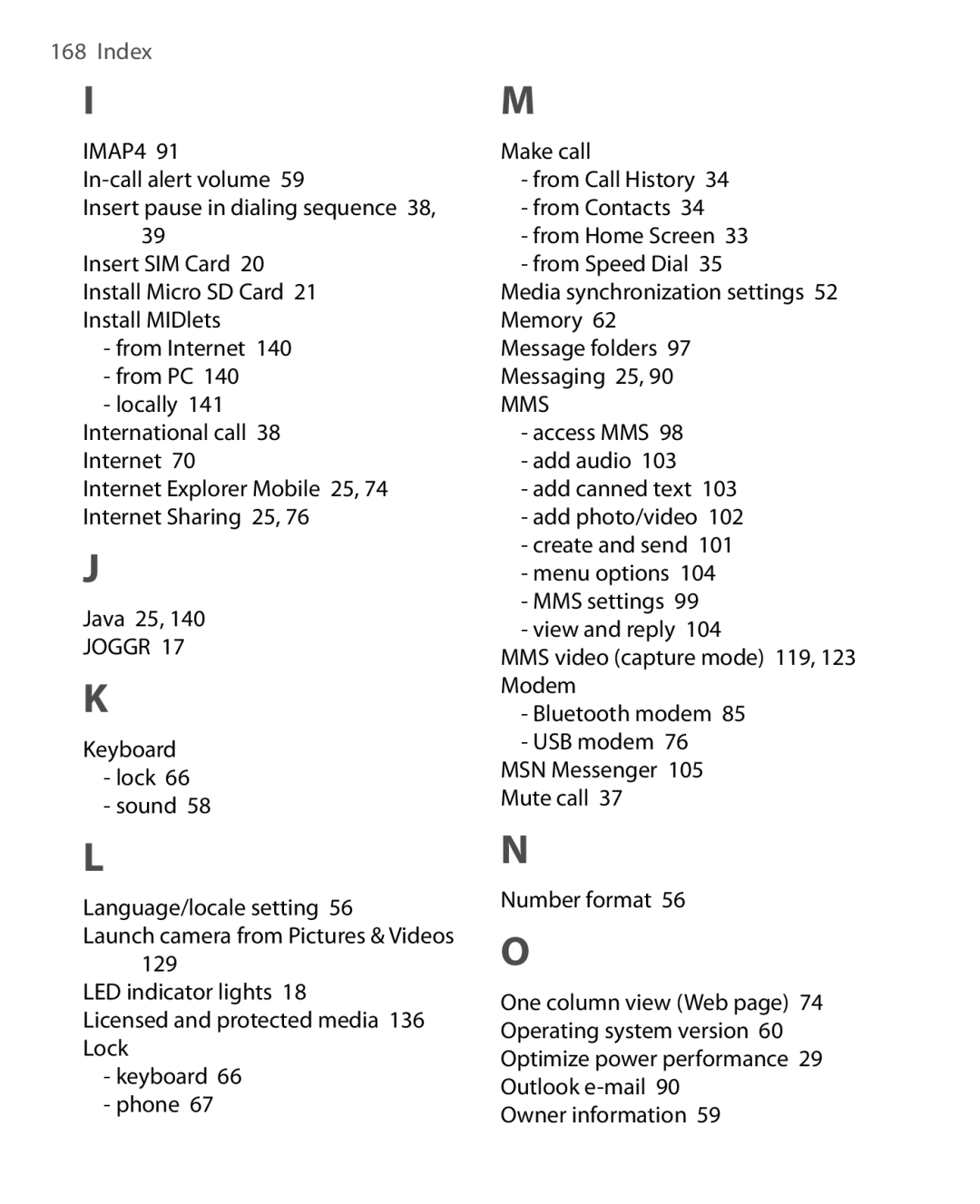 HTC EMC220 user manual Joggr 1, Owner information 5 