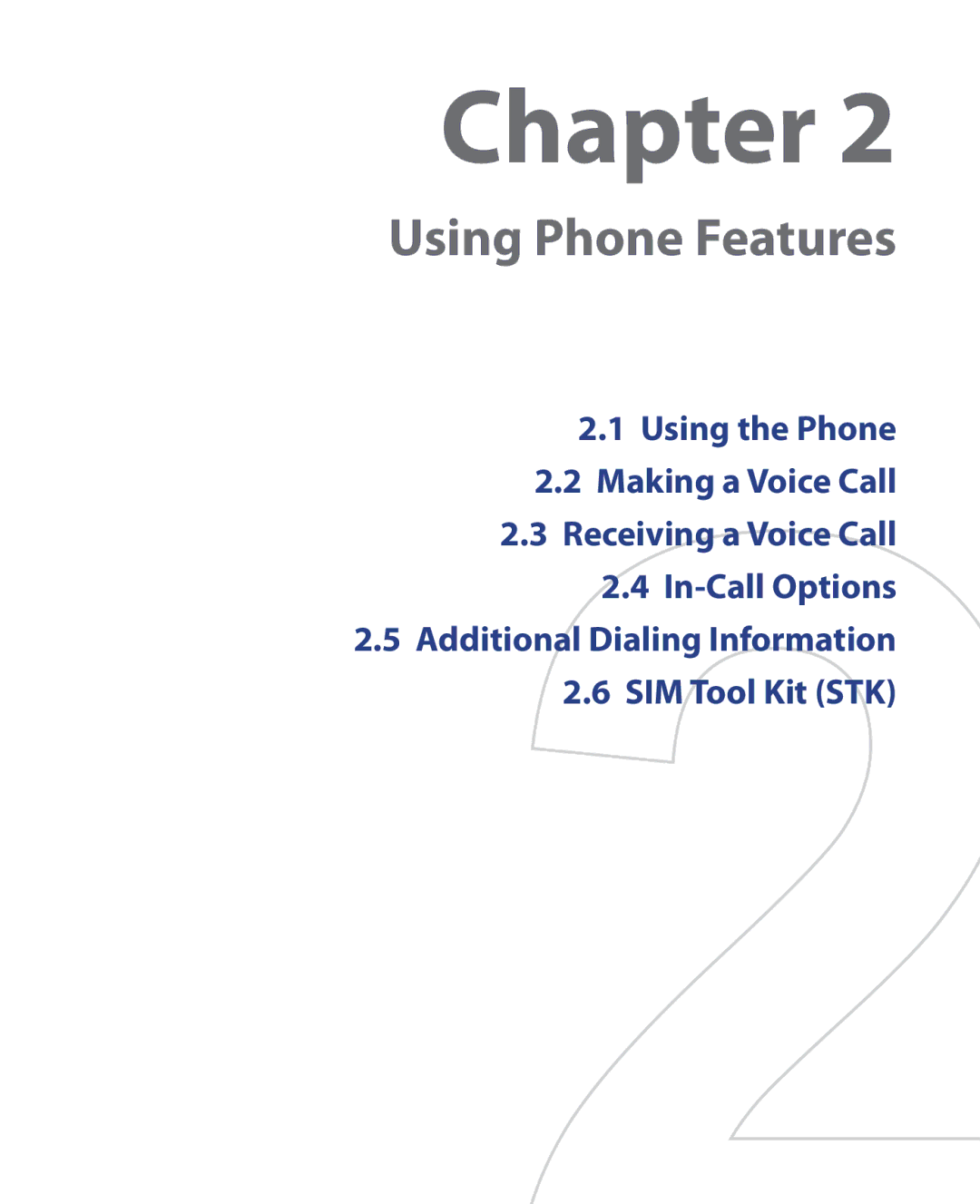 HTC EMC220 user manual Using Phone Features 