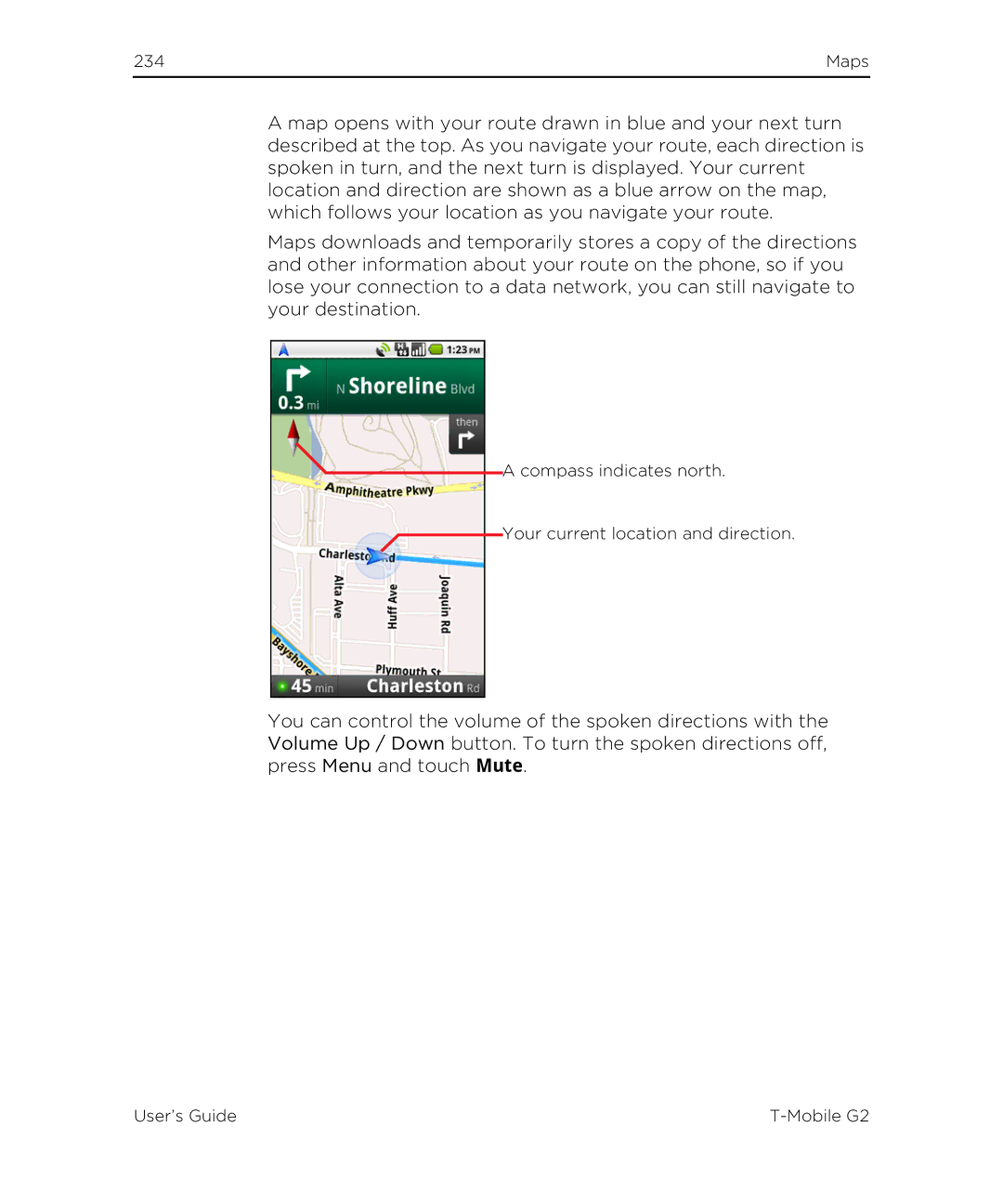 HTC G2 manual Maps 