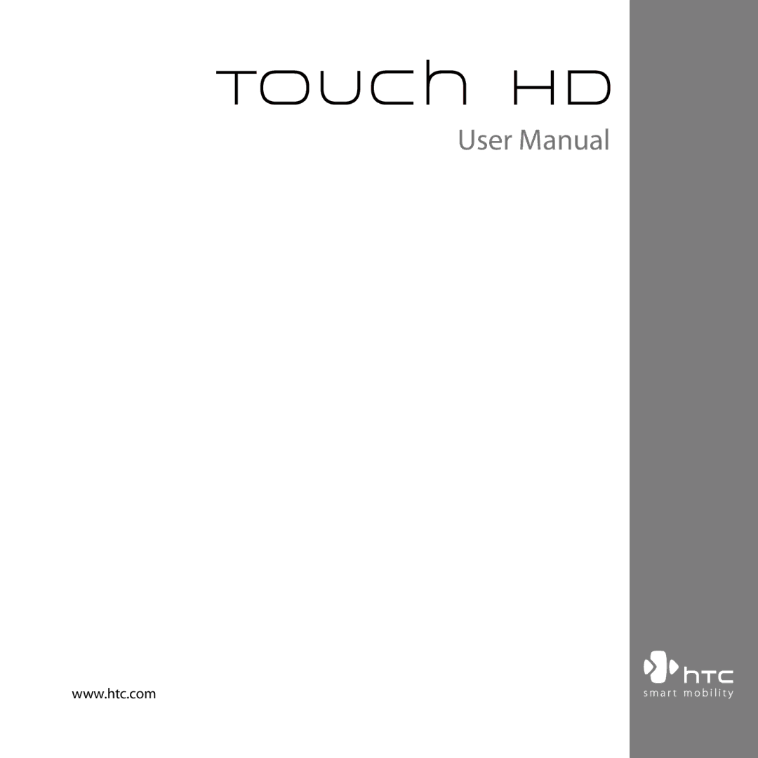 HTC HD user manual 