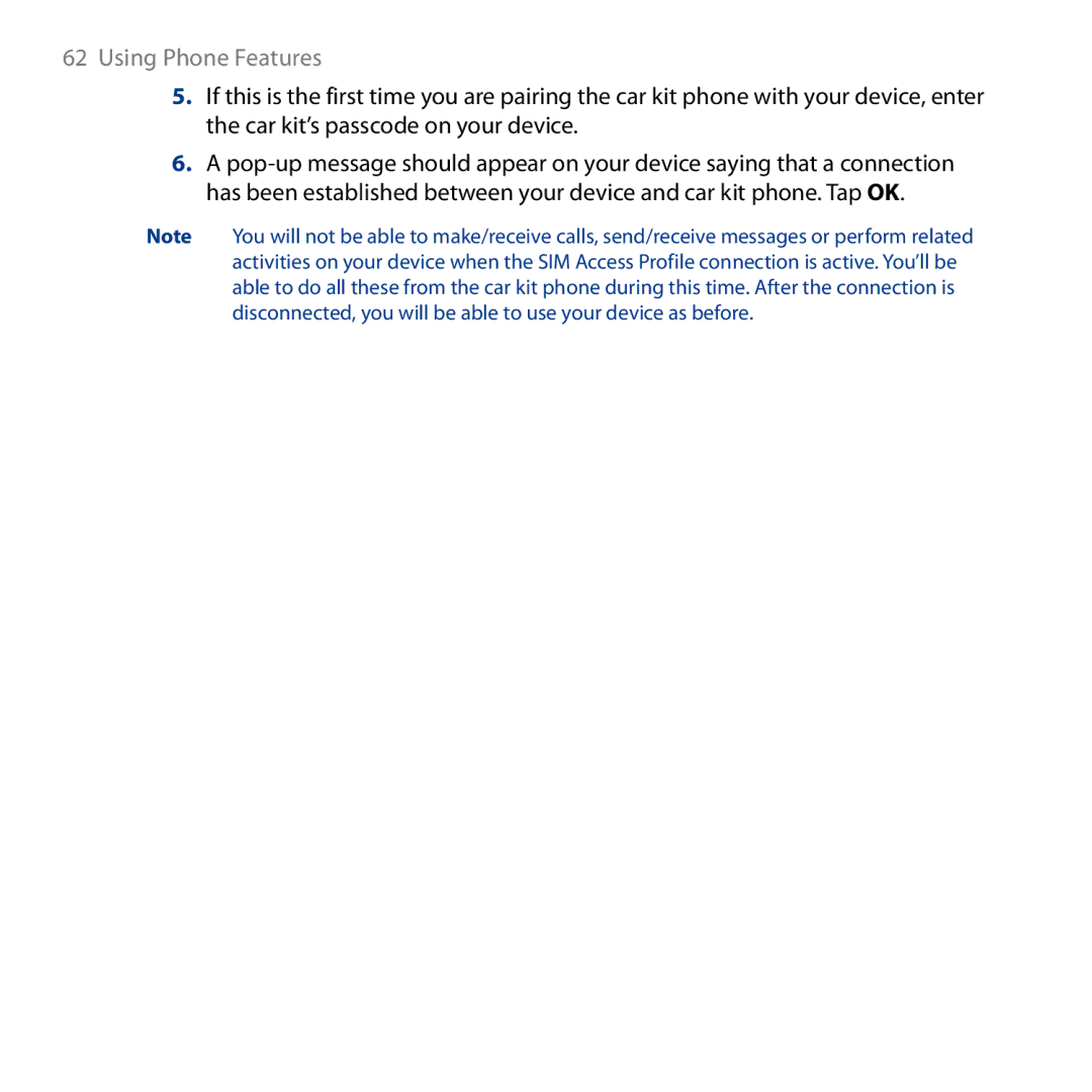 HTC HD user manual Using Phone Features 