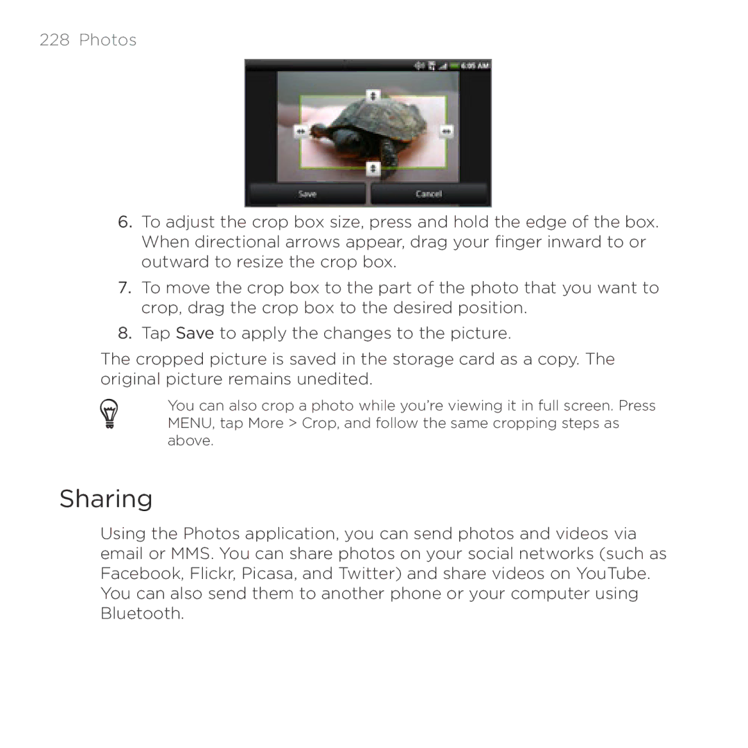 HTC HTC Desire manual Sharing 