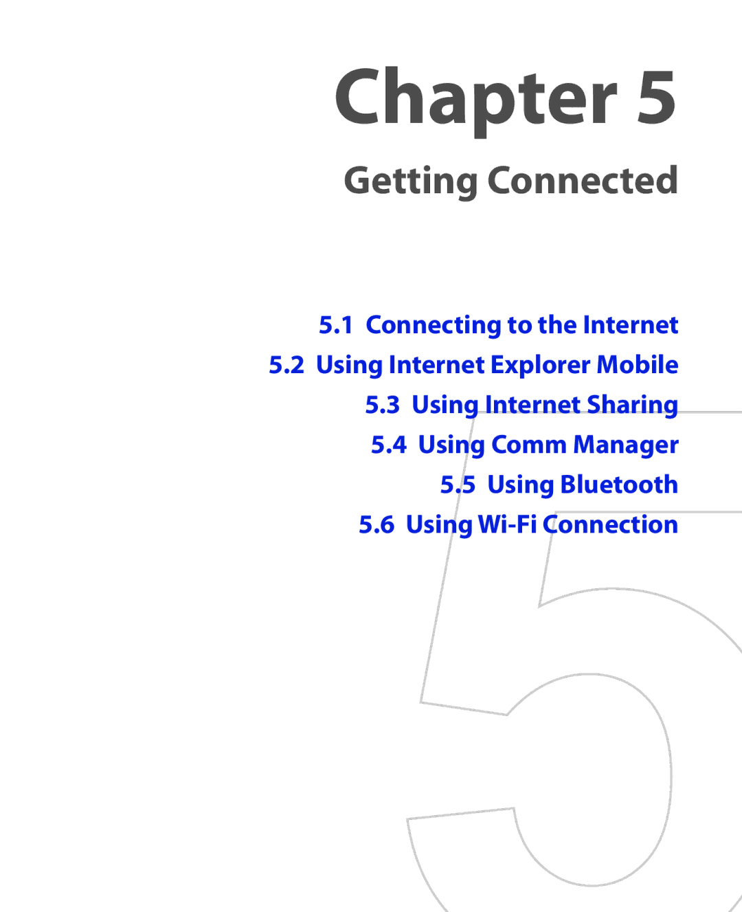 HTC HTC S621 user manual Getting Connected 