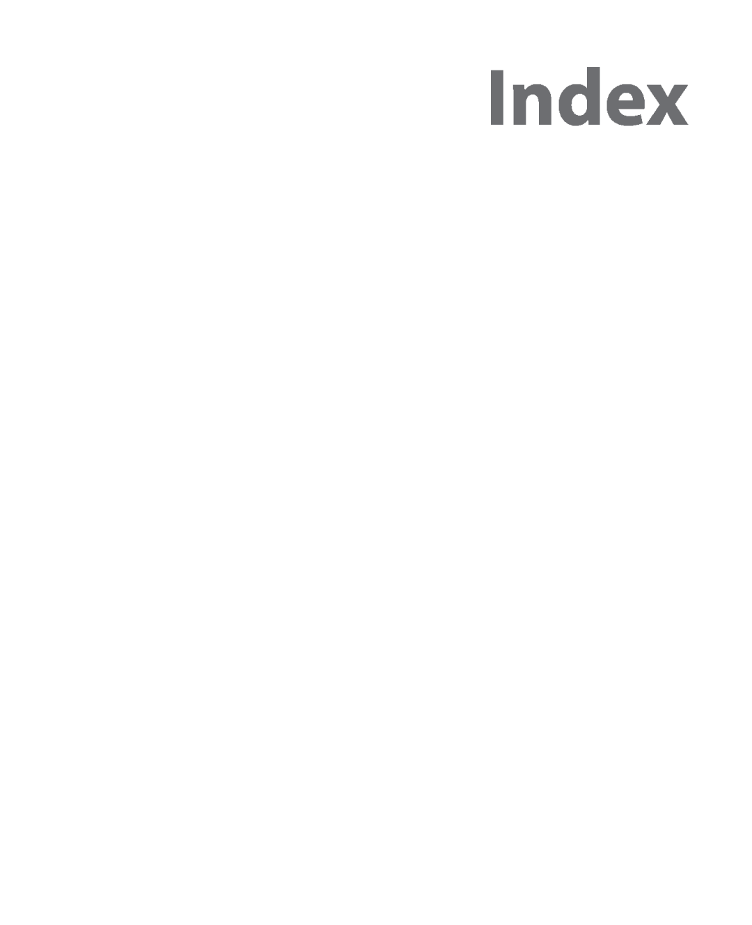 HTC HTC S621 user manual Index 