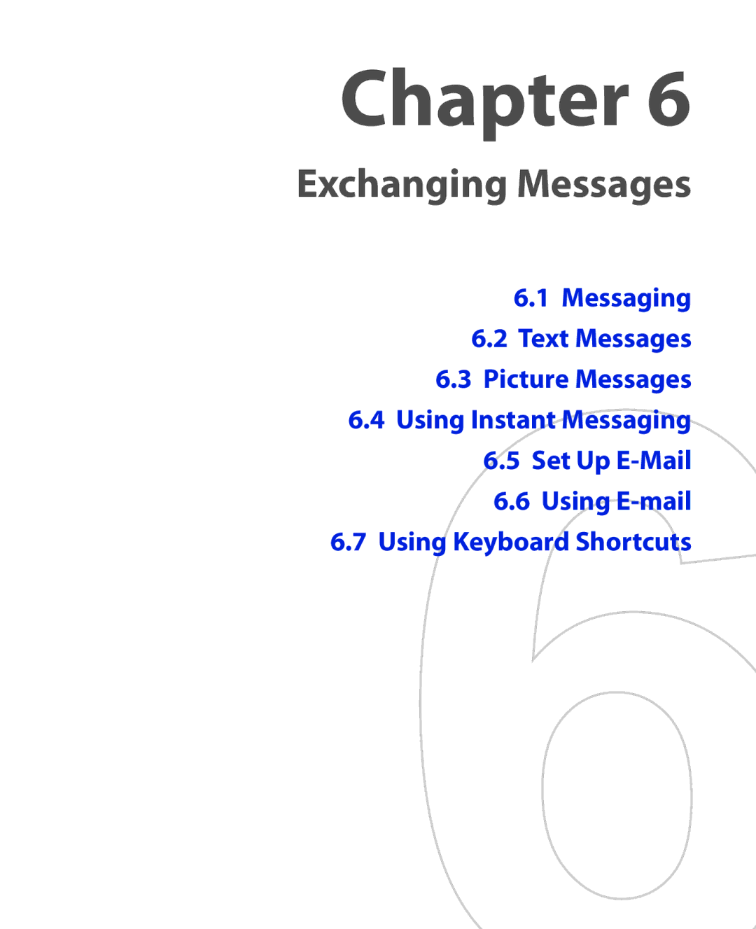 HTC KII0160 user manual Exchanging Messages 