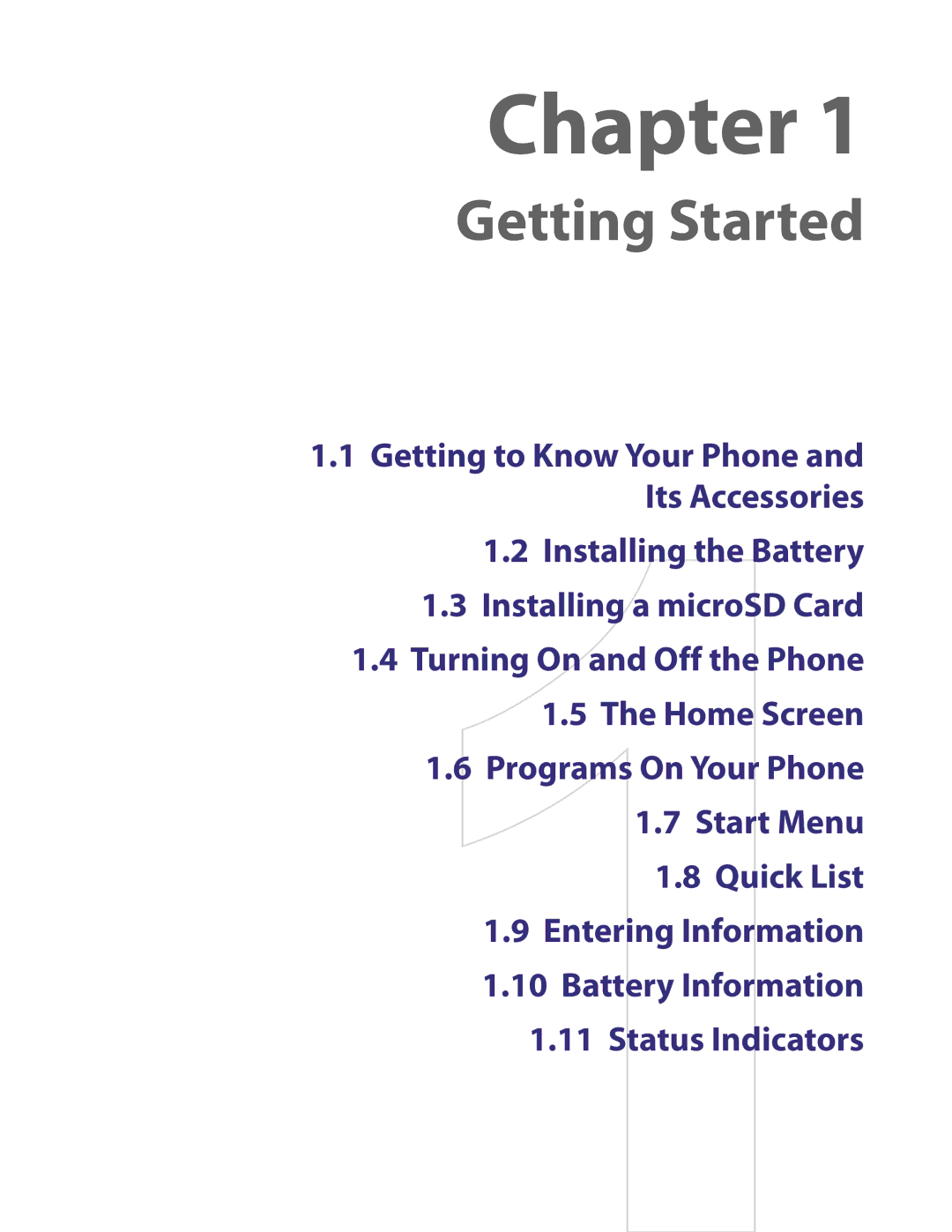 HTC LIBR100 user manual Chapter 