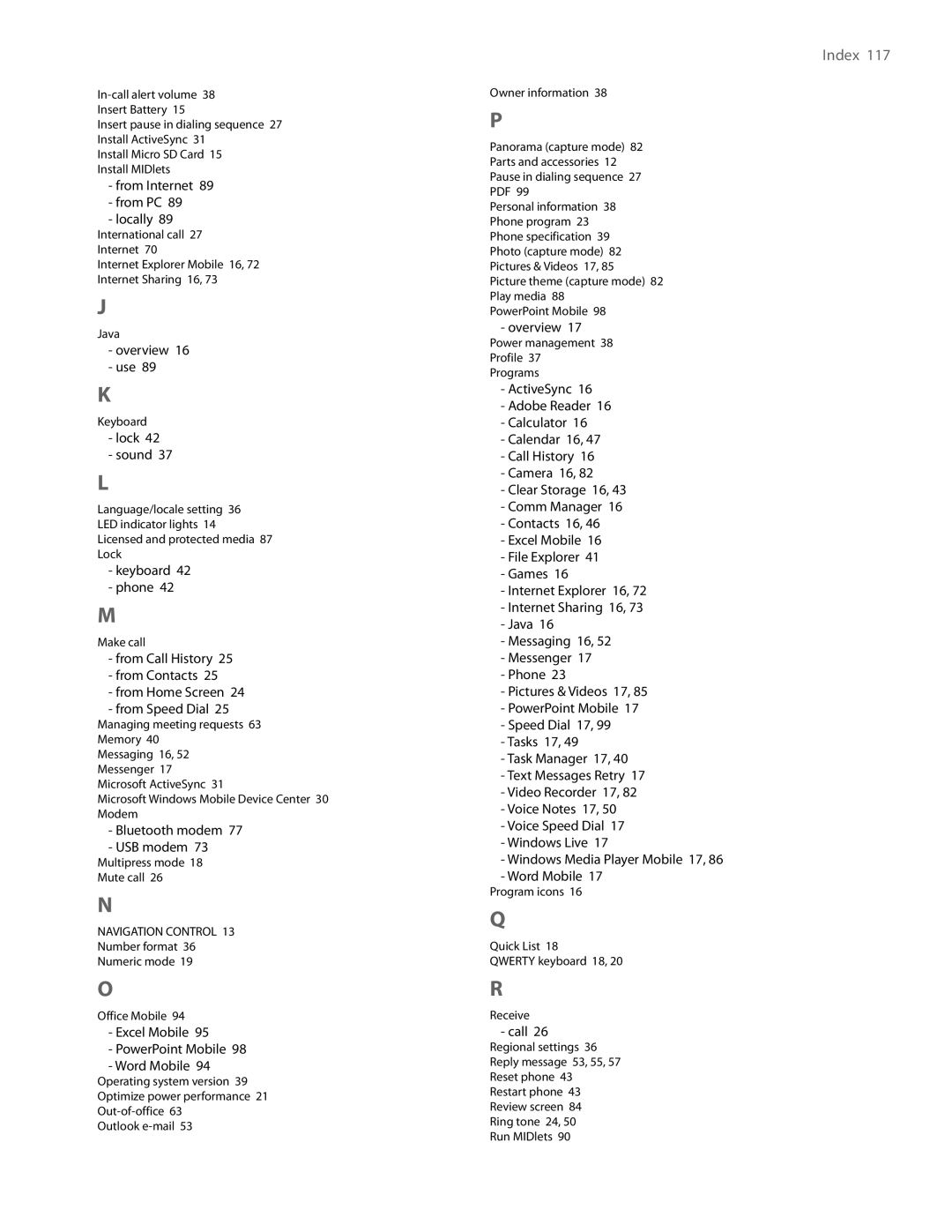 HTC LIBR100 user manual From Internet From PC Locally 