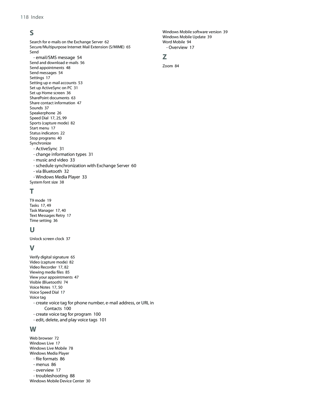 HTC LIBR100 user manual ﬁle formats Menus Overview Troubleshooting 