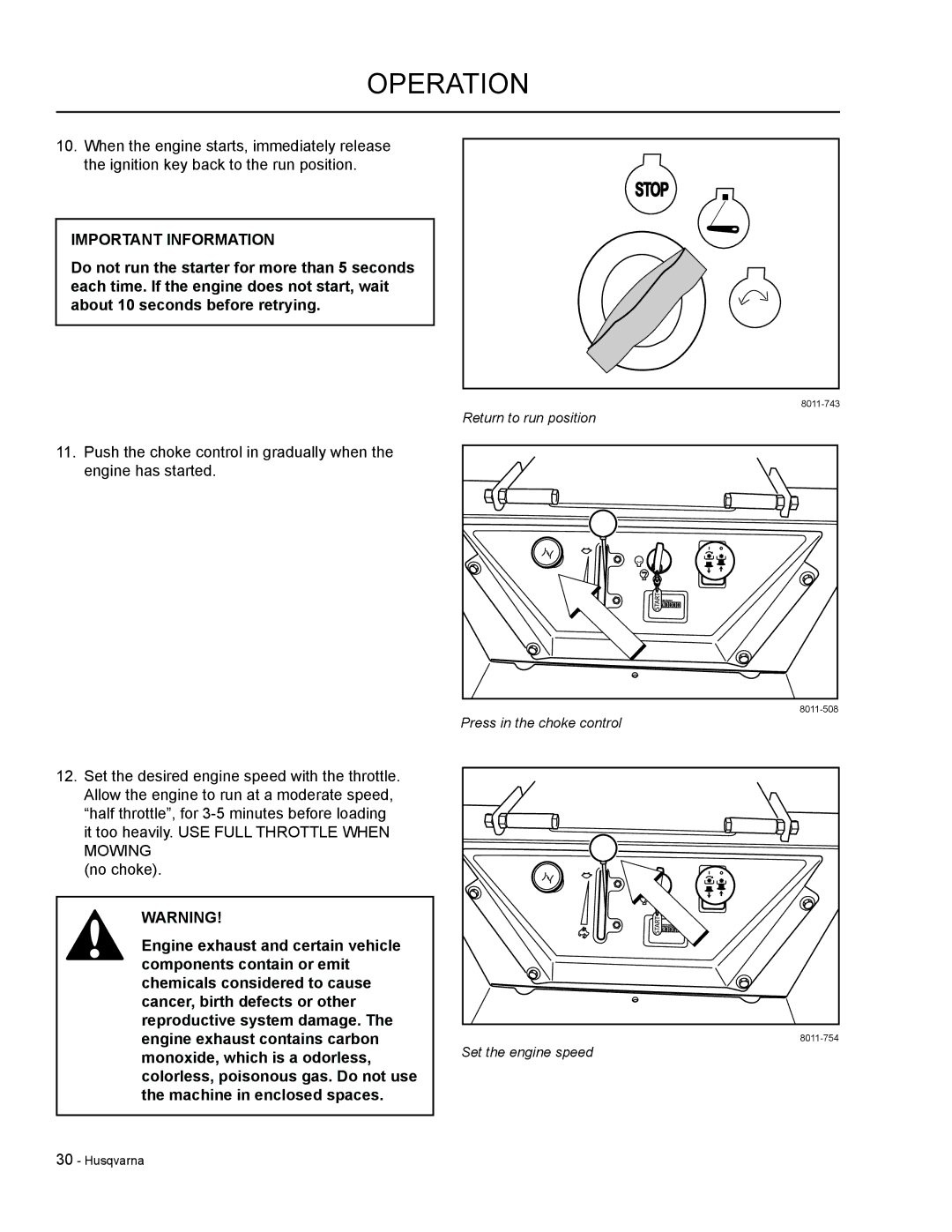 HTC LZC5227 / 965879701, LZC6130 / 965879801, LZ30 / 968999776, LZC5225 / 965879601 manual Return to run position 