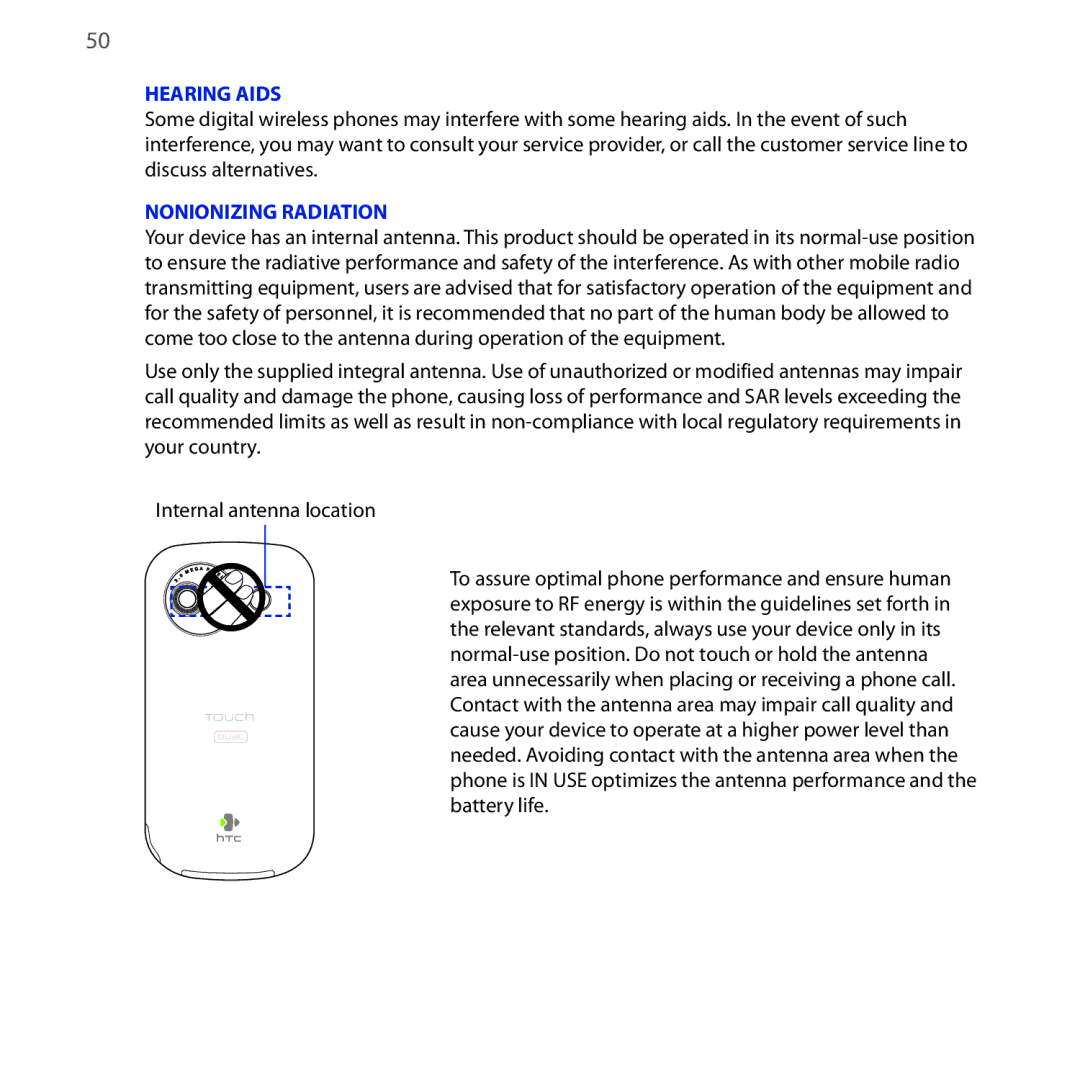 HTC NEON400 quick start Hearing Aids 