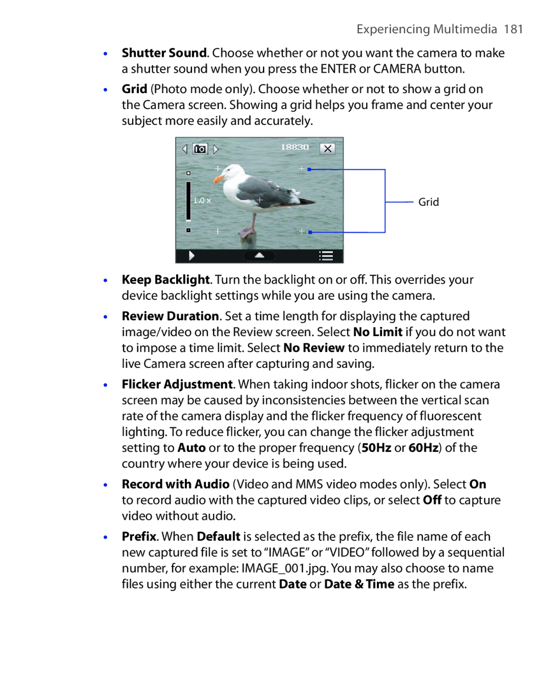 HTC NIKI100 user manual Experiencing Multimedia 