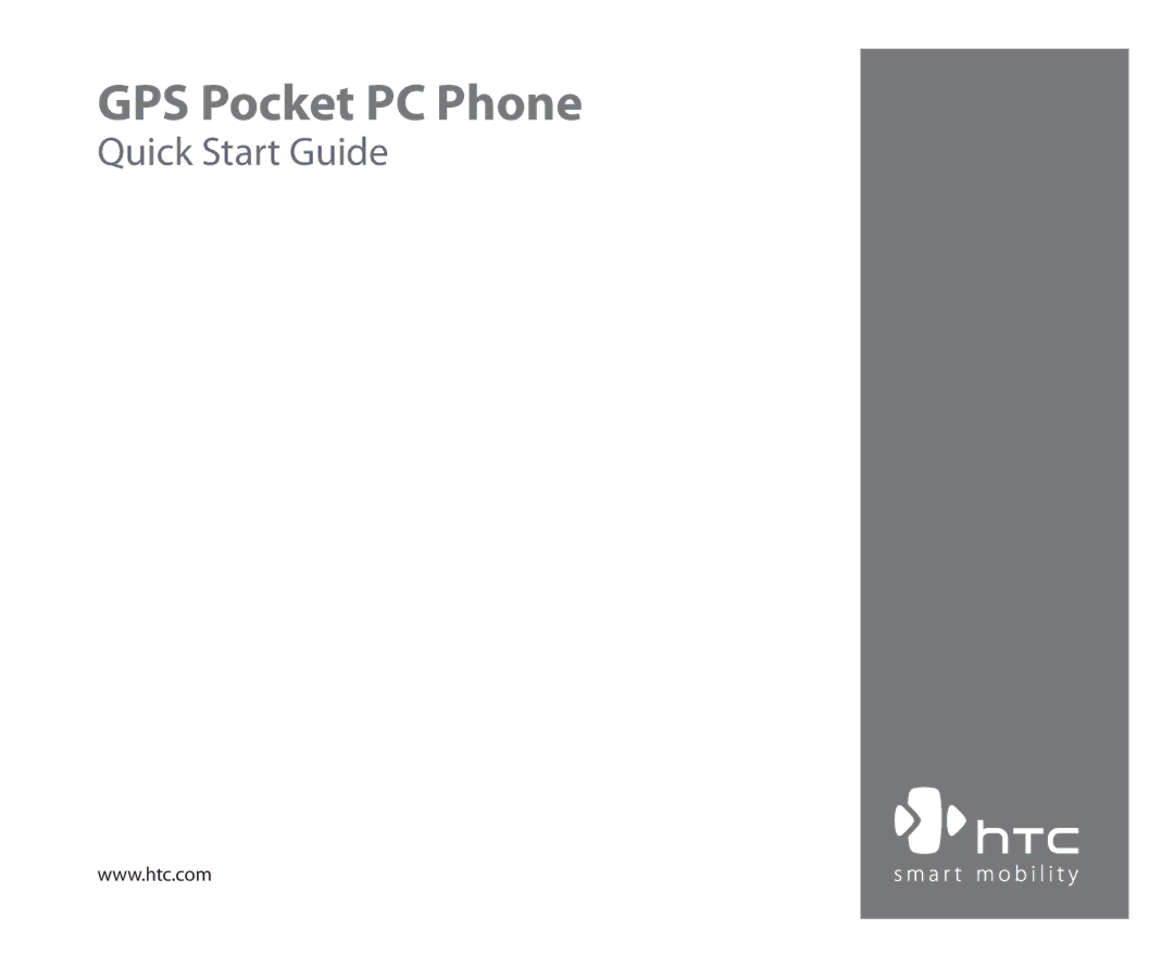 HTC P3300 quick start GPS Pocket PC Phone 