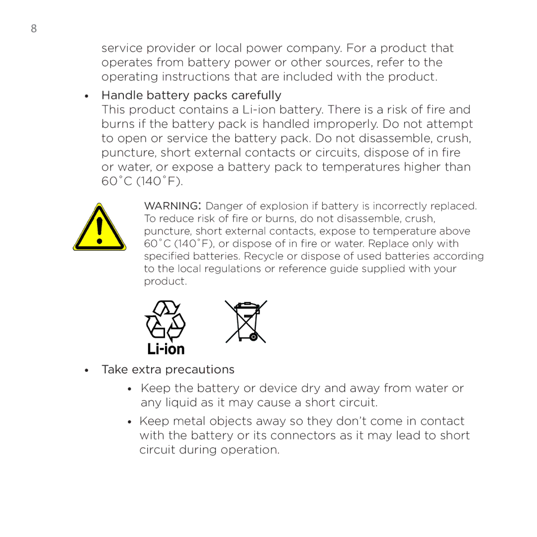 HTC PB00100 user manual 