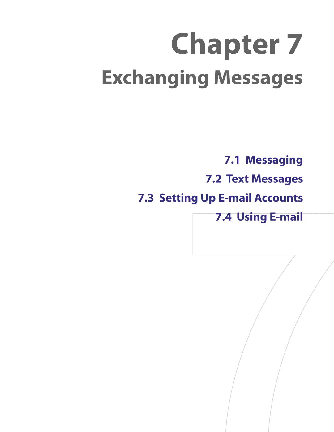 HTC PDA Phone user manual Exchanging Messages 