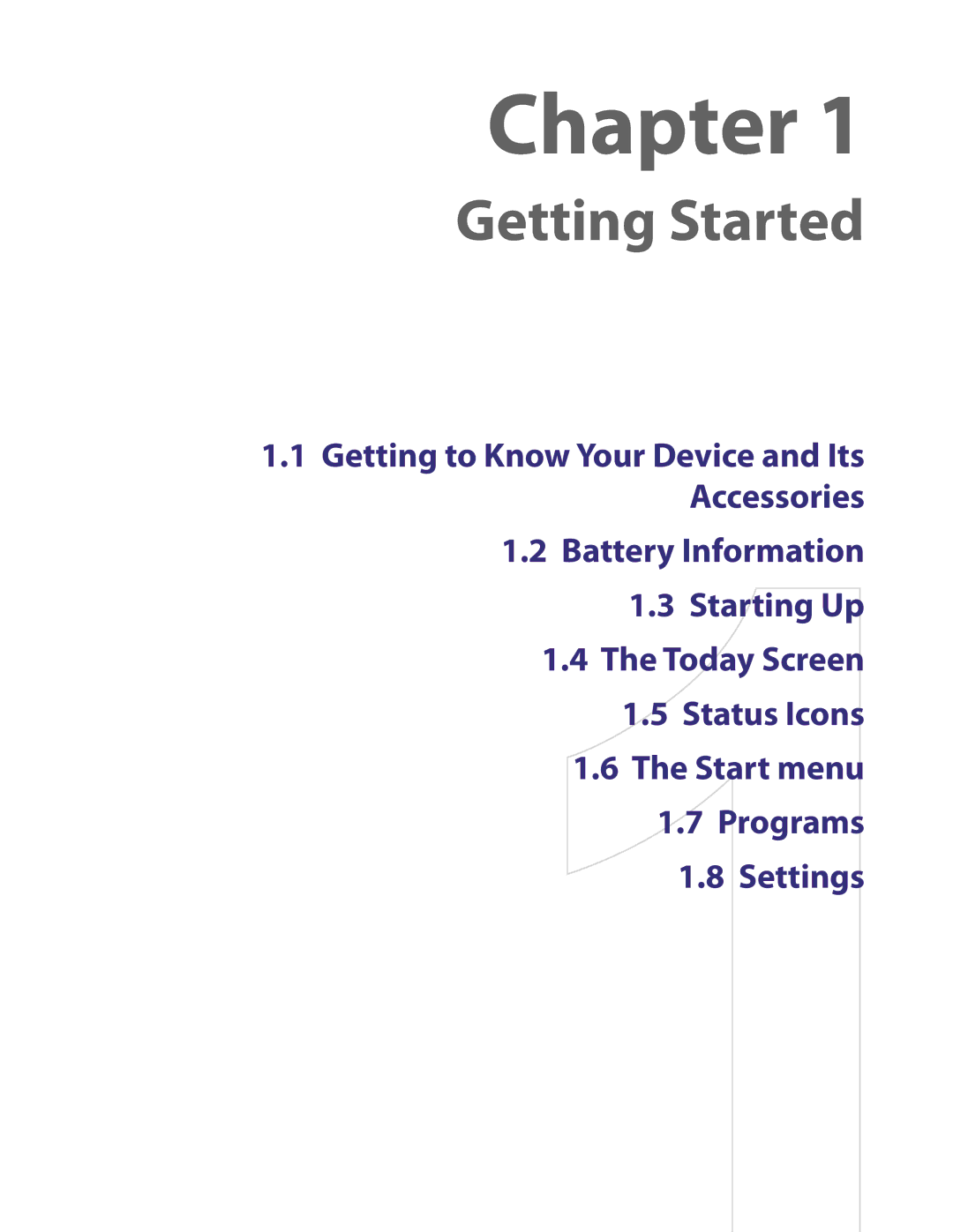 HTC PDA Phone user manual Chapter 