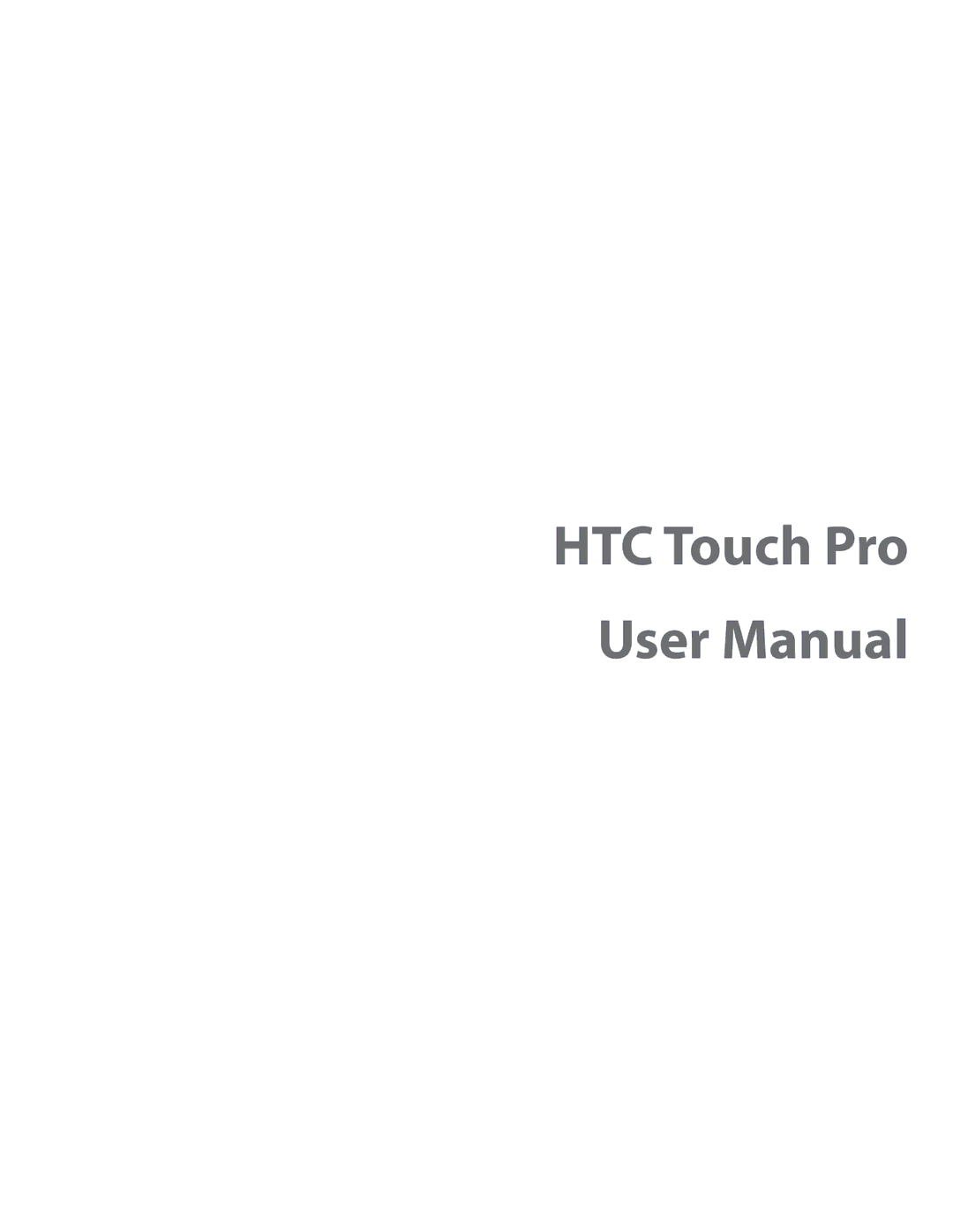 HTC RAPH500 user manual 