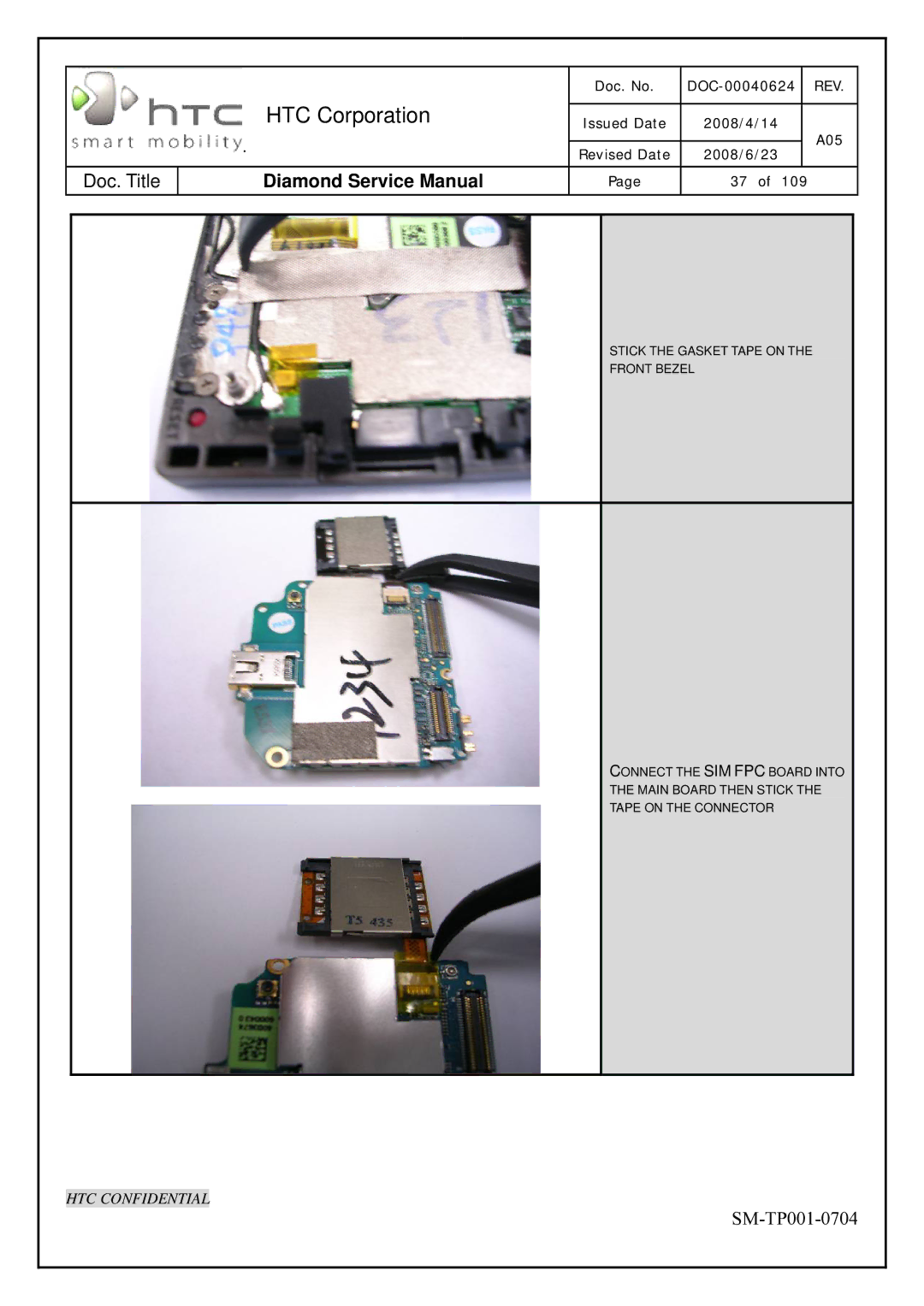 HTC Rev. A05 service manual HTC Corporation 