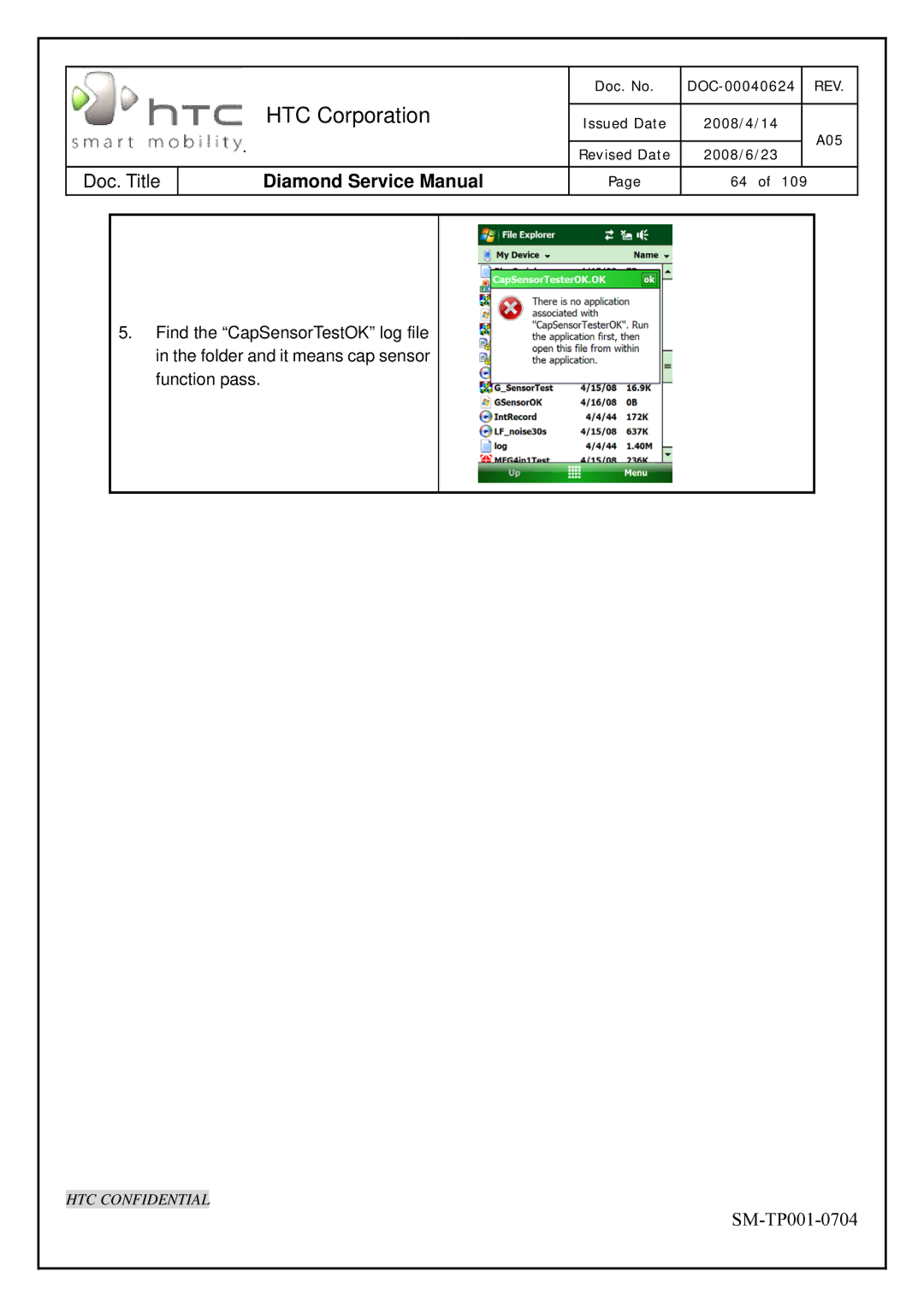 HTC Rev. A05 service manual HTC Corporation 