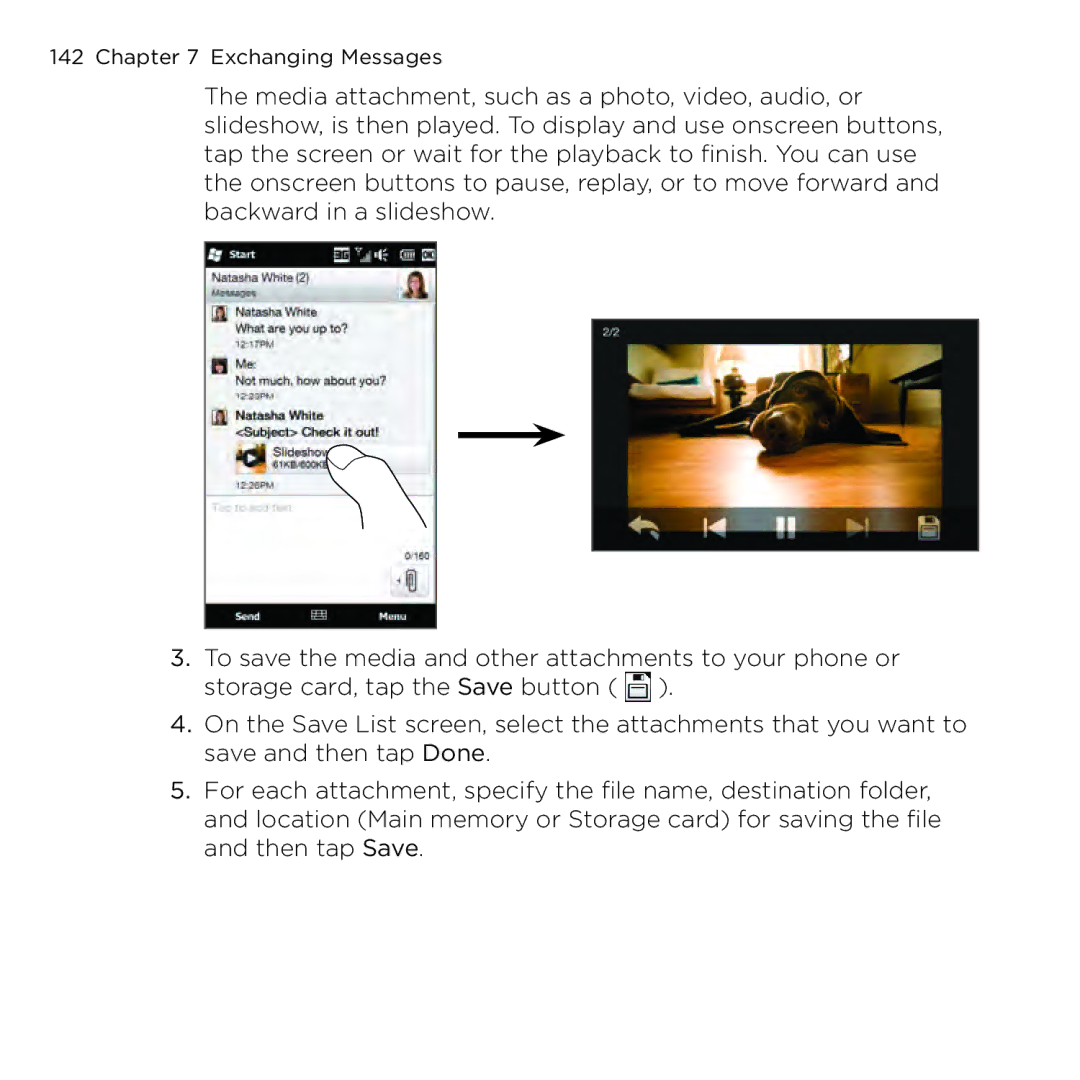 HTC NMRHOD00 user manual Exchanging Messages 