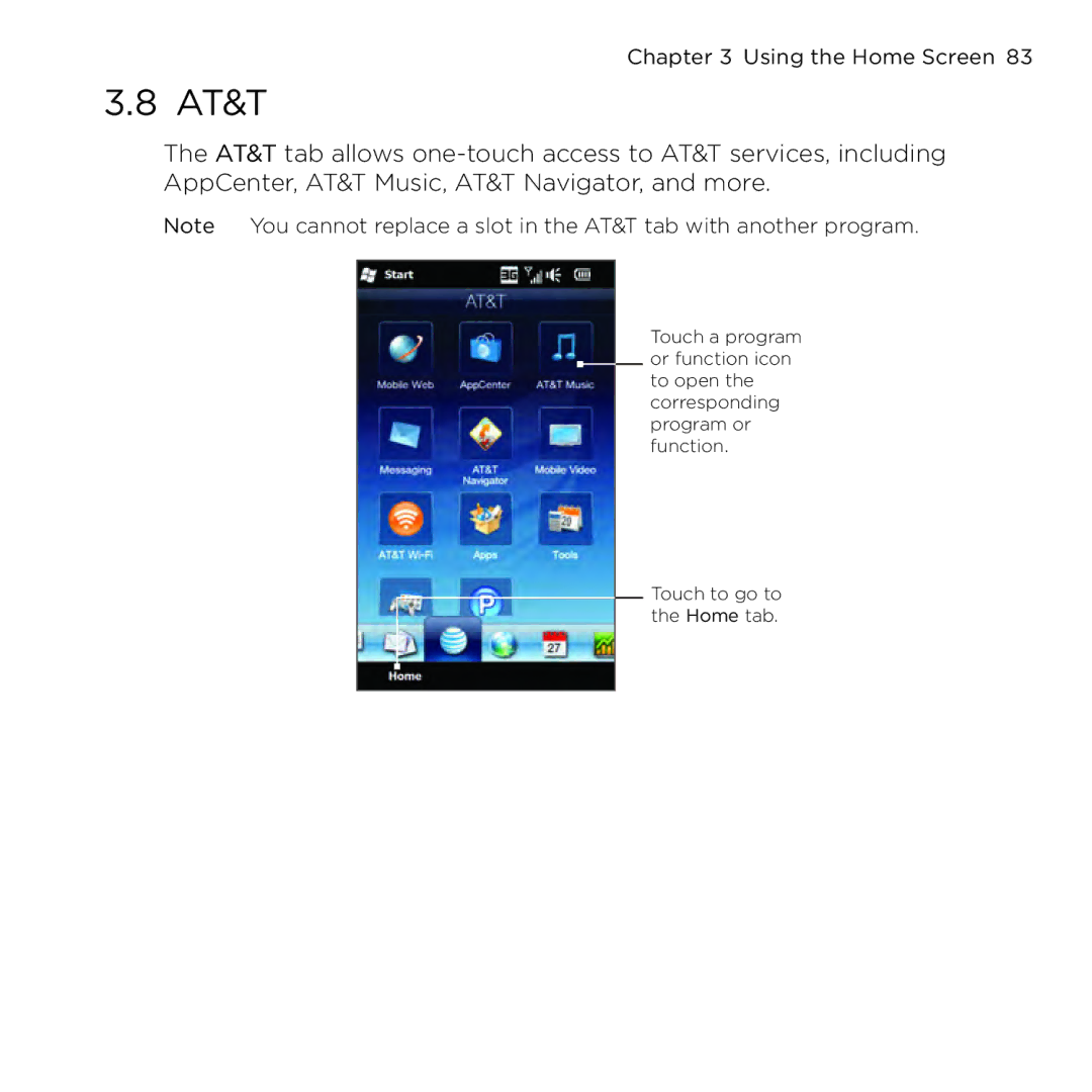 HTC NMRHOD00 user manual At&T 