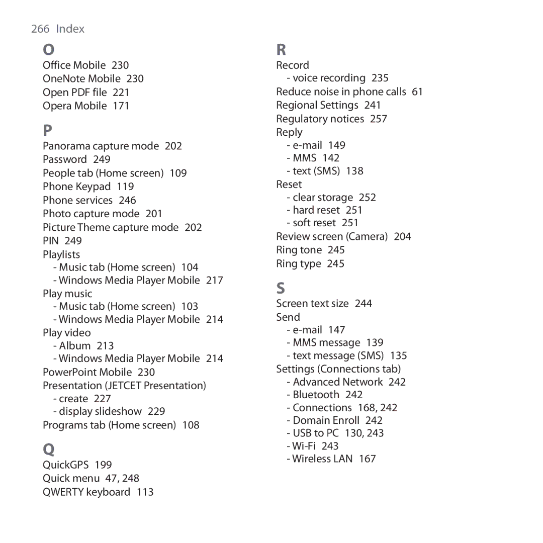 HTC RHOD210 user manual PowerPoint Mobile 230 Presentation Jetcet Presentation 