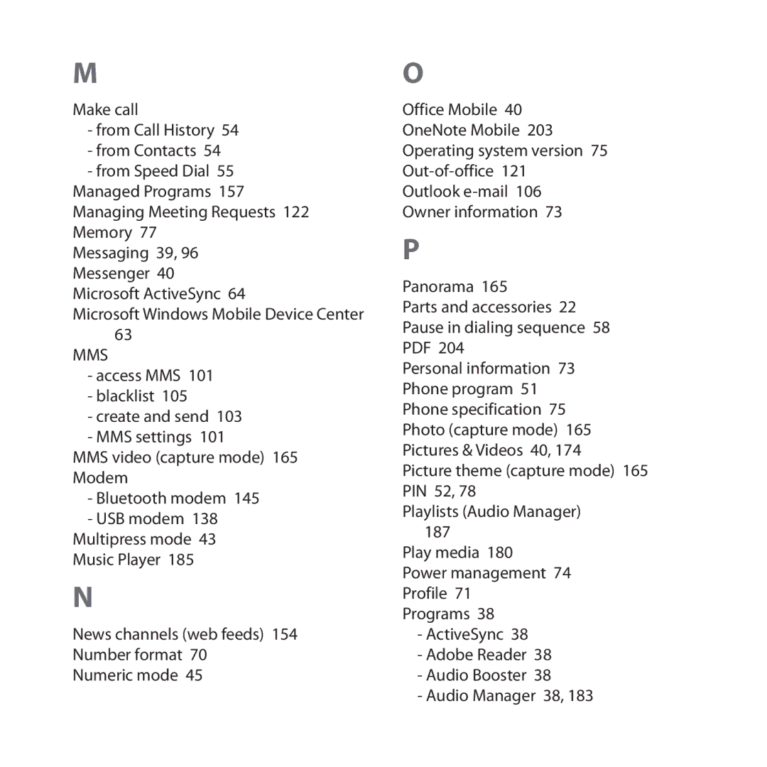 HTC ROSE100 user manual Mms 