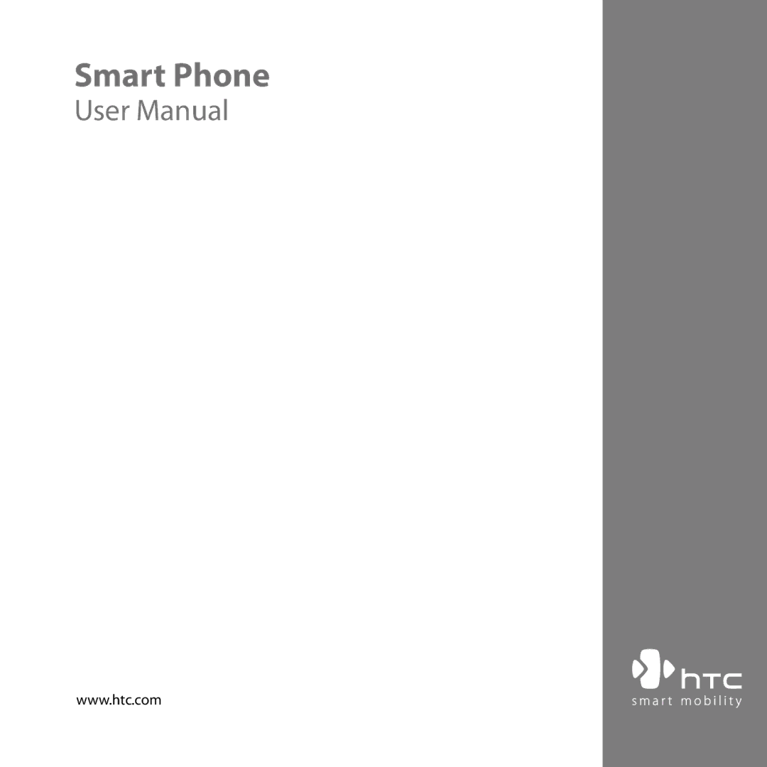 HTC S743, ROSE130 user manual Smart Phone 