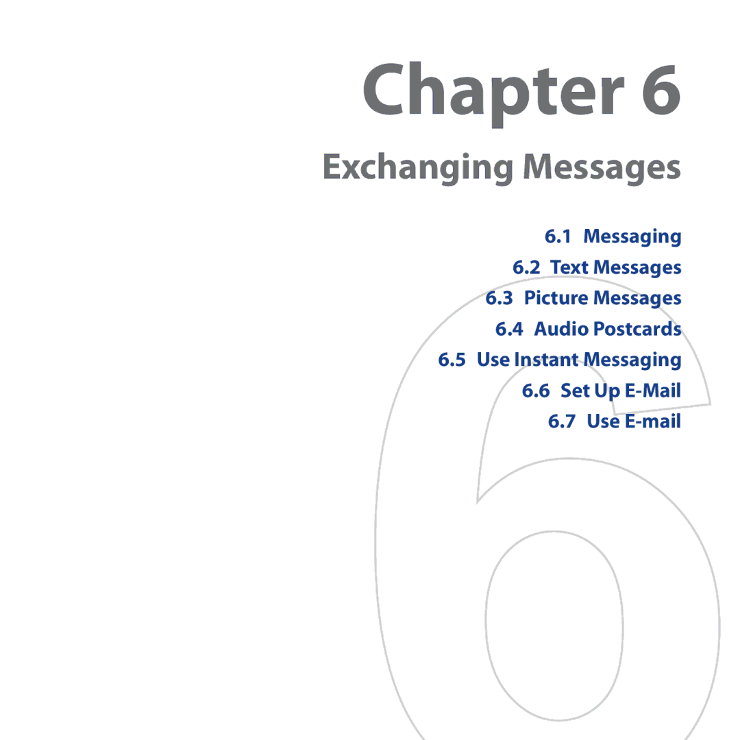 HTC Shadow user manual Exchanging Messages 