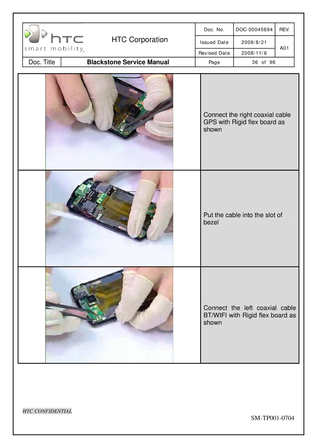 HTC SM-TP001-0704 service manual HTC Corporation 