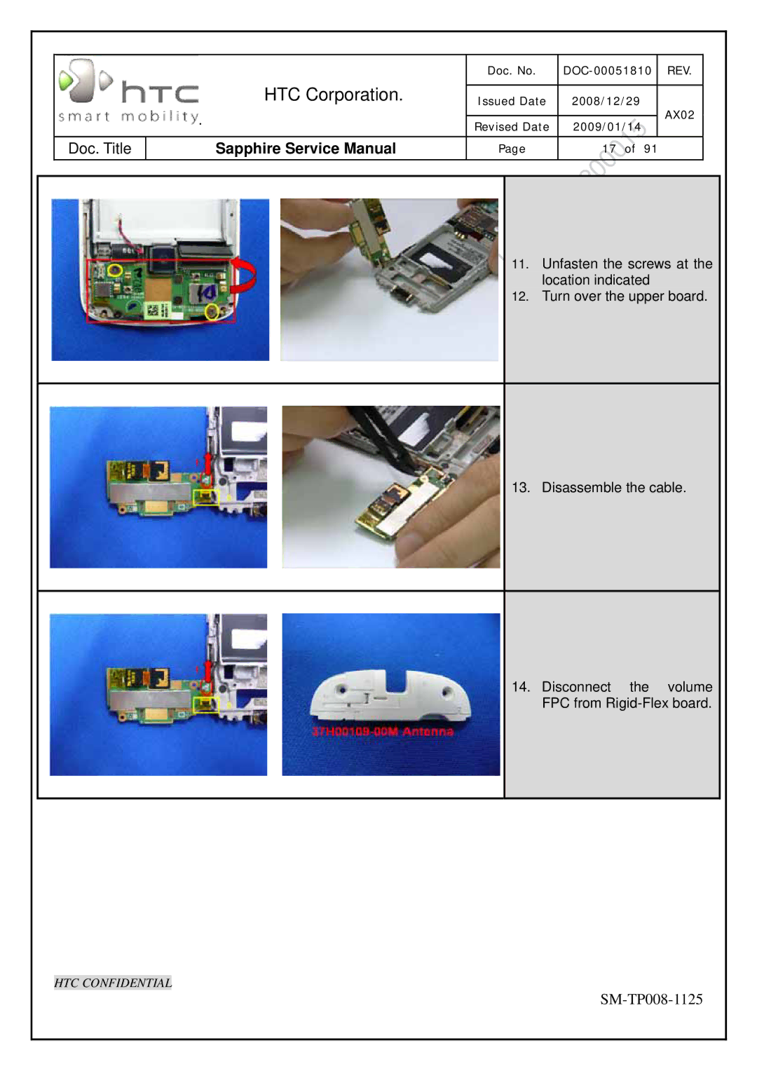 HTC SM-TP008-1125 service manual HTC Corporation 