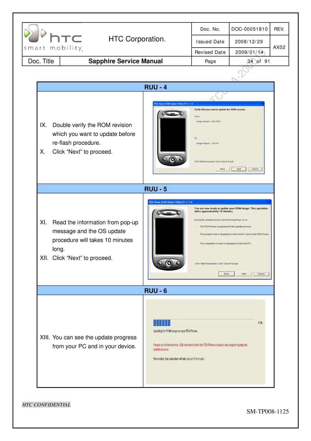 HTC SM-TP008-1125 service manual HTC Corporation 